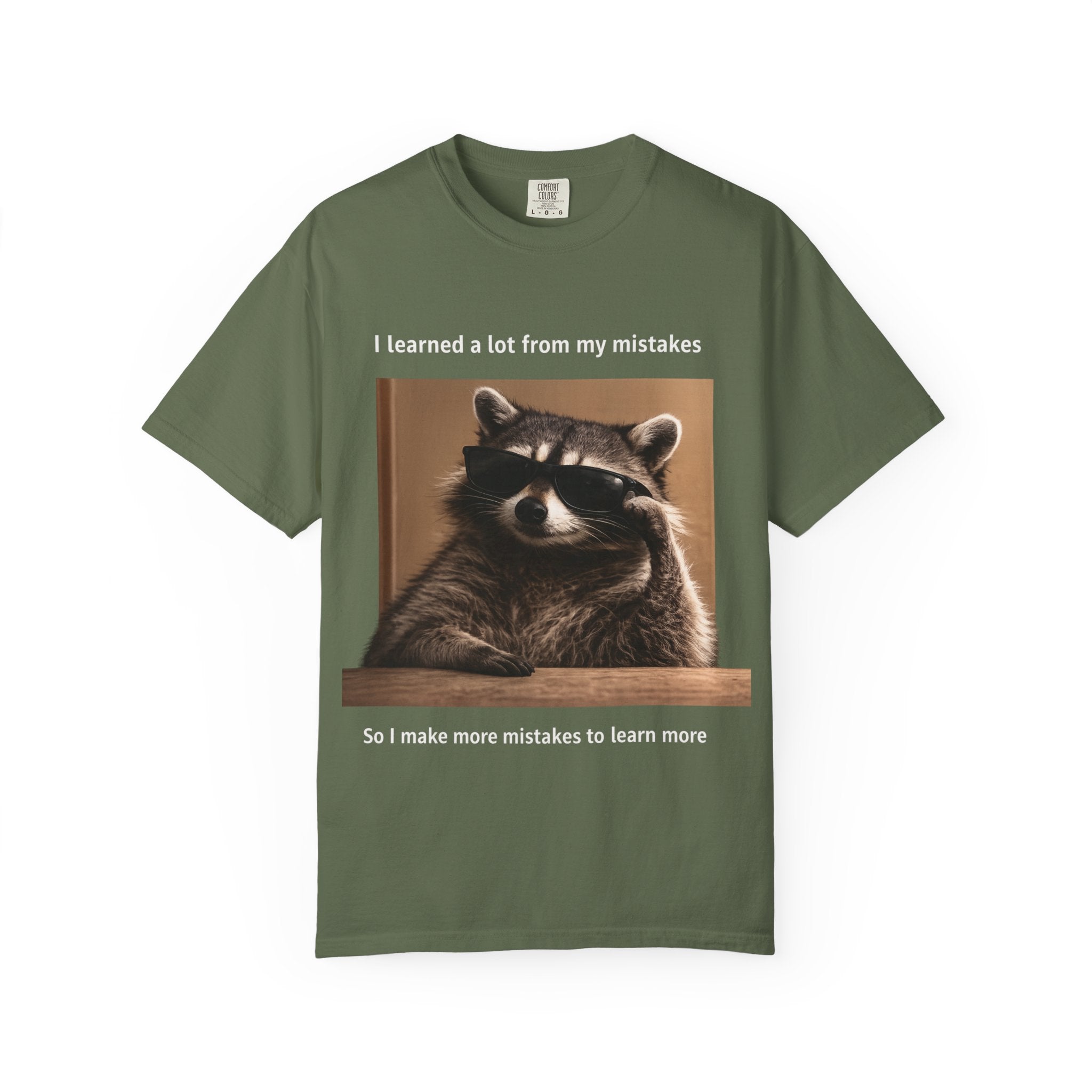 Raccoons and Mistakes Graphic T-Shirt