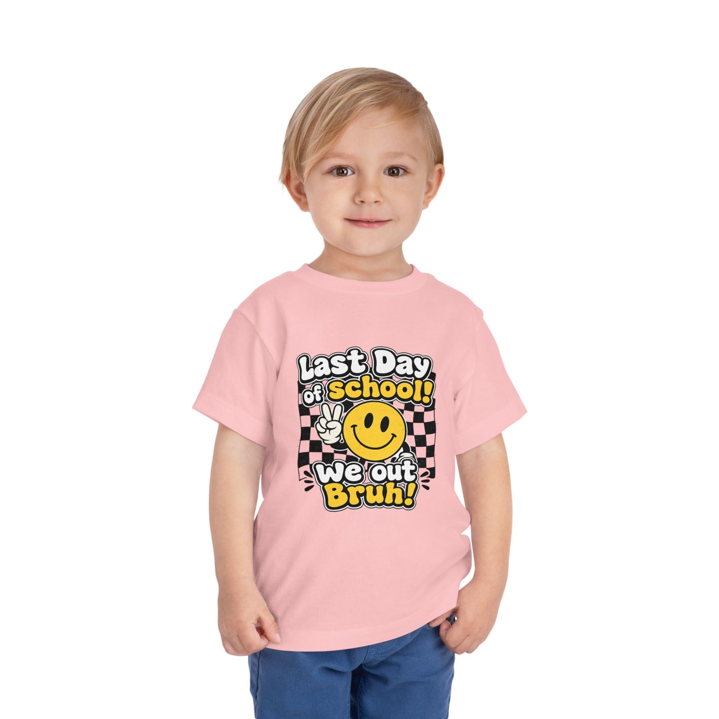"Last Day of School! We Out Bruh" Toddler Graphic