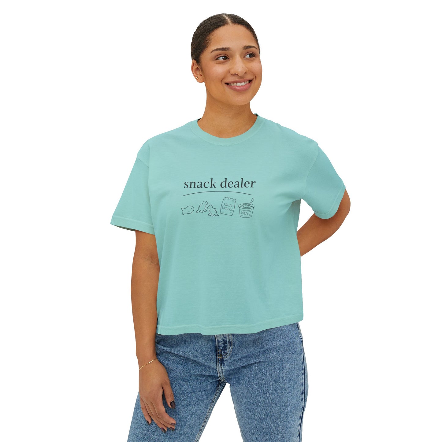Snack Dealer Womens Boxy Tee