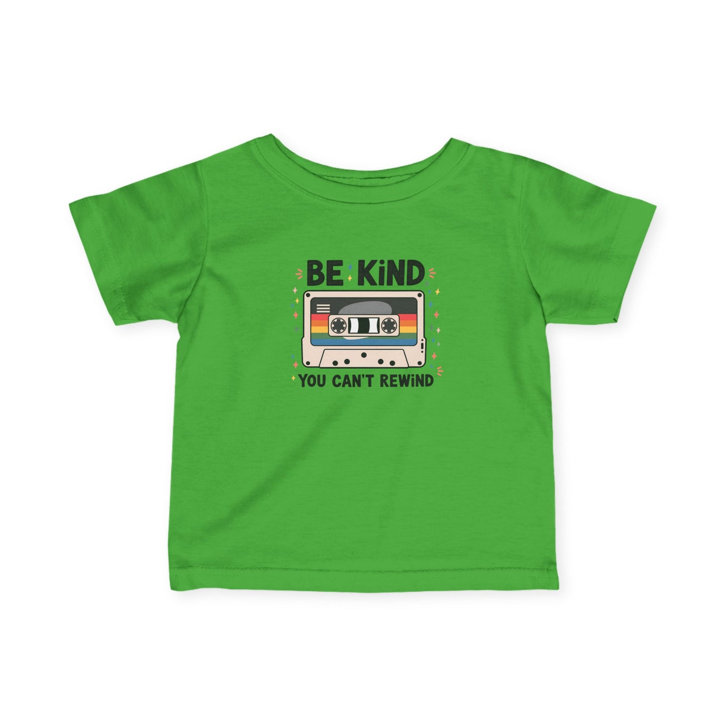 Baby Retro Cassette Tee | "Be Kind, You Can't Rewind" Infant Shirt