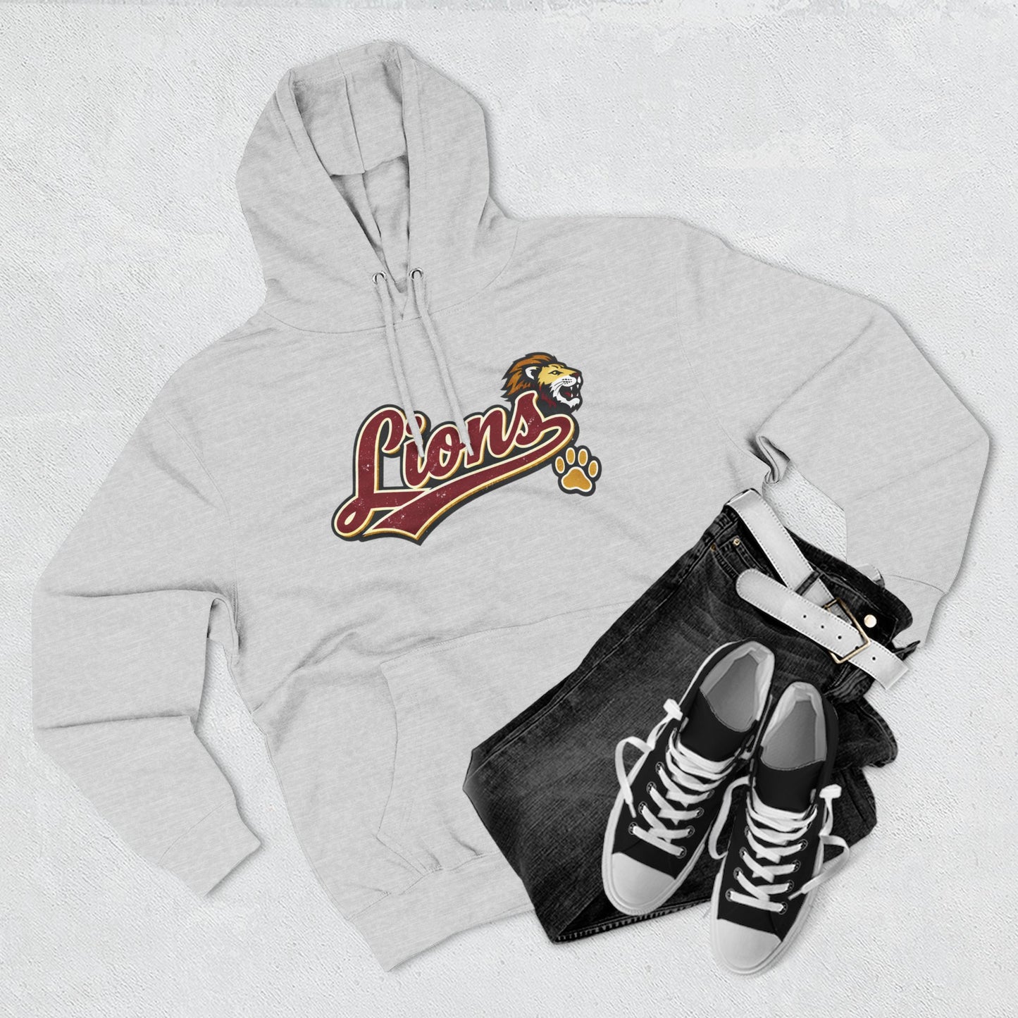 Lions Script Hoodie Unisex