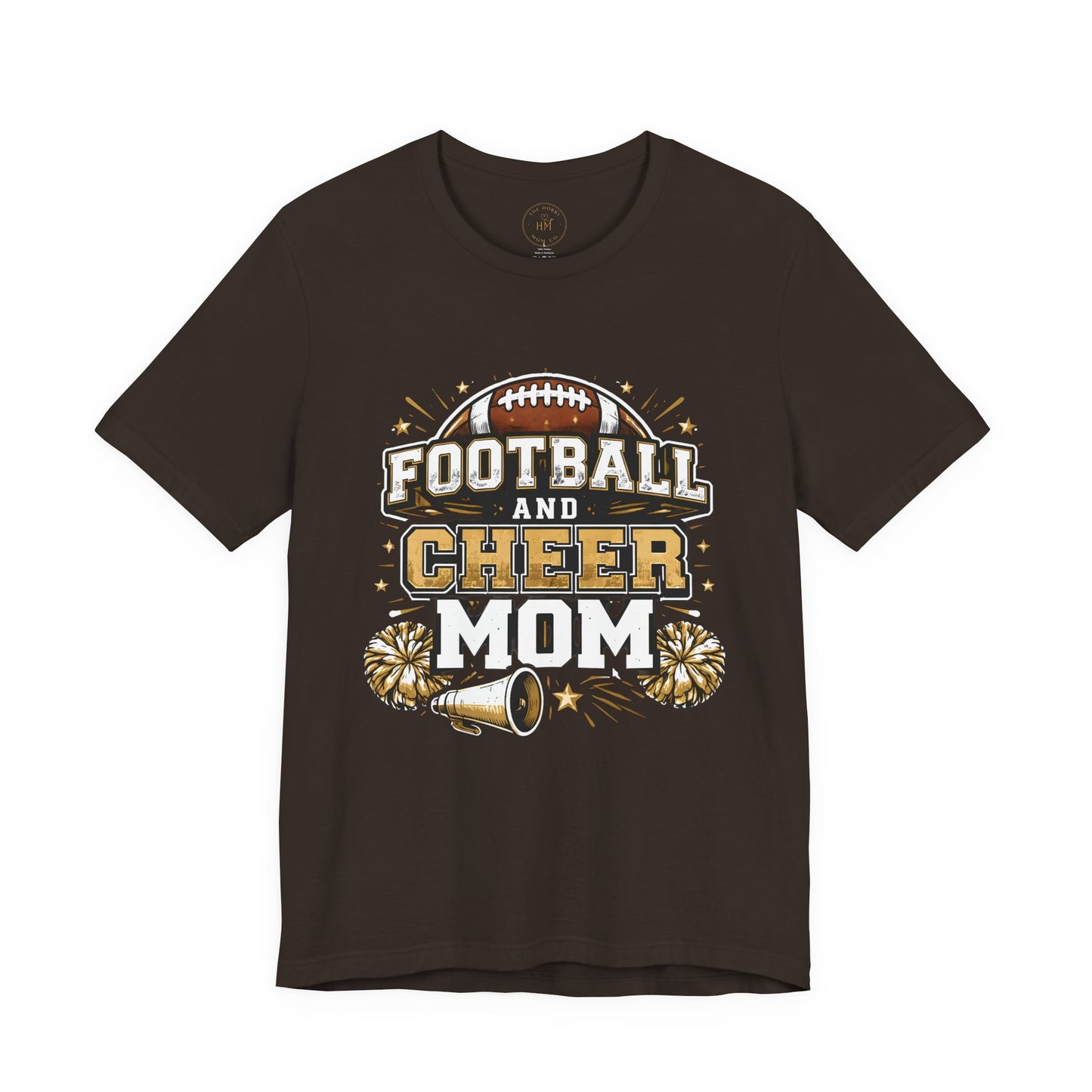 Football and Cheer Mom T-Shirt