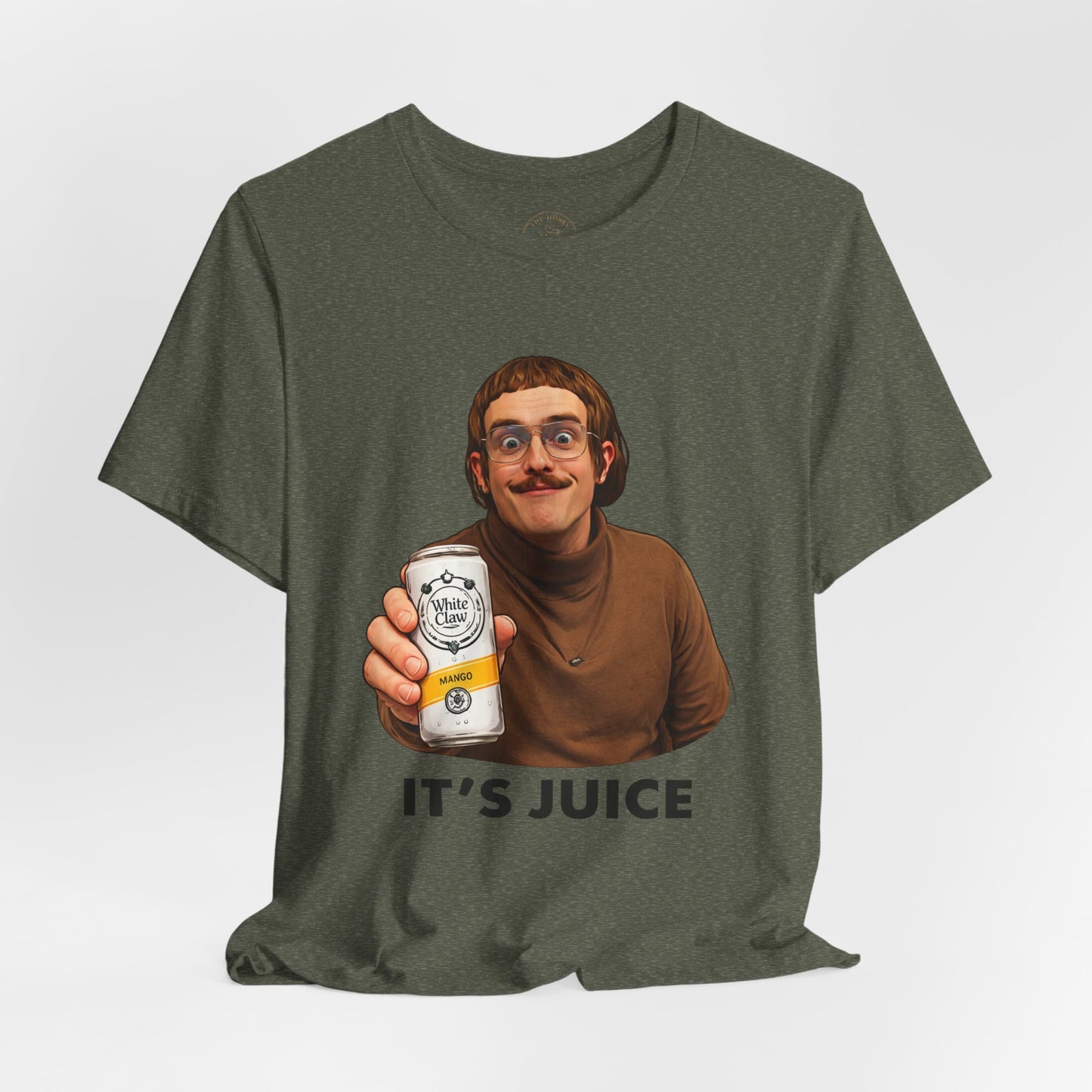 It's Juice Tee — Funny Retro Guy Holding Can Graphic T‑Shirt
