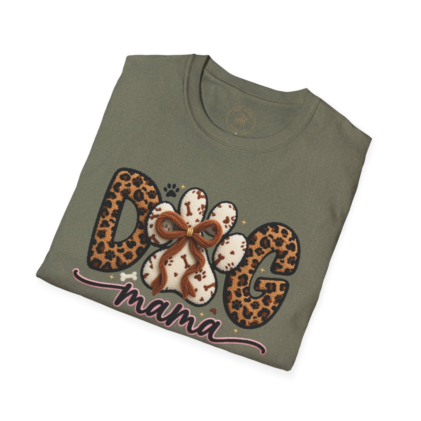 Dog Mama Leopard Paw T-Shirt