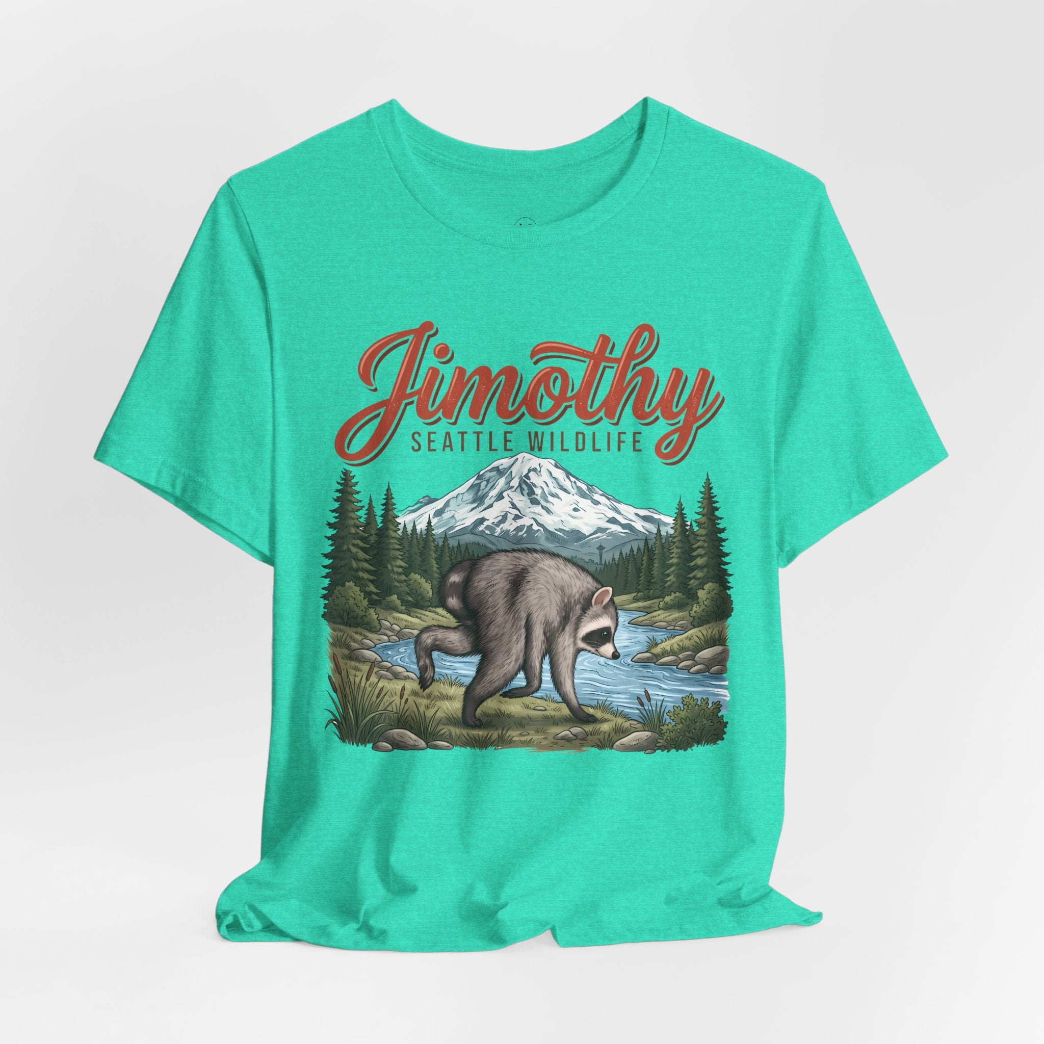 Jimothy Seattle Wildlife Raccoon T-Shirt