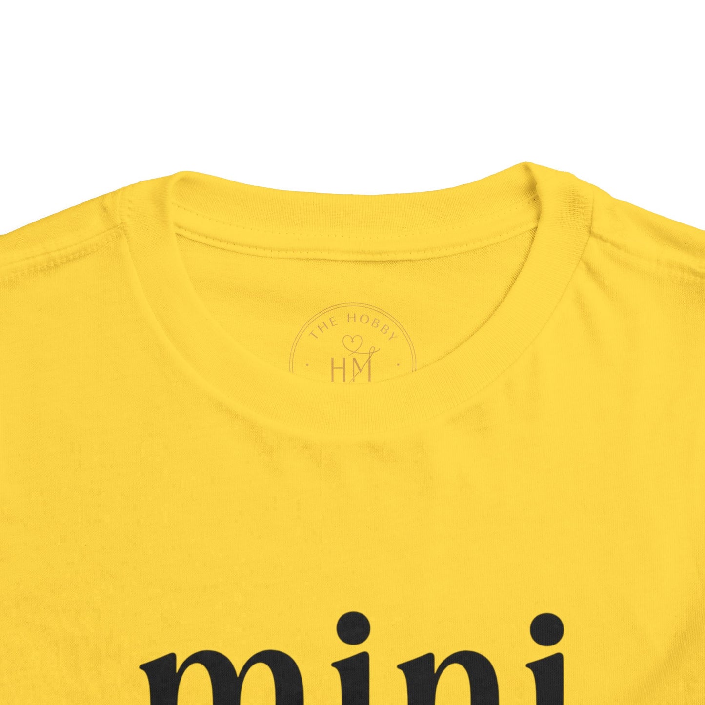 Toddler Tee — "mini" Heart Graphic