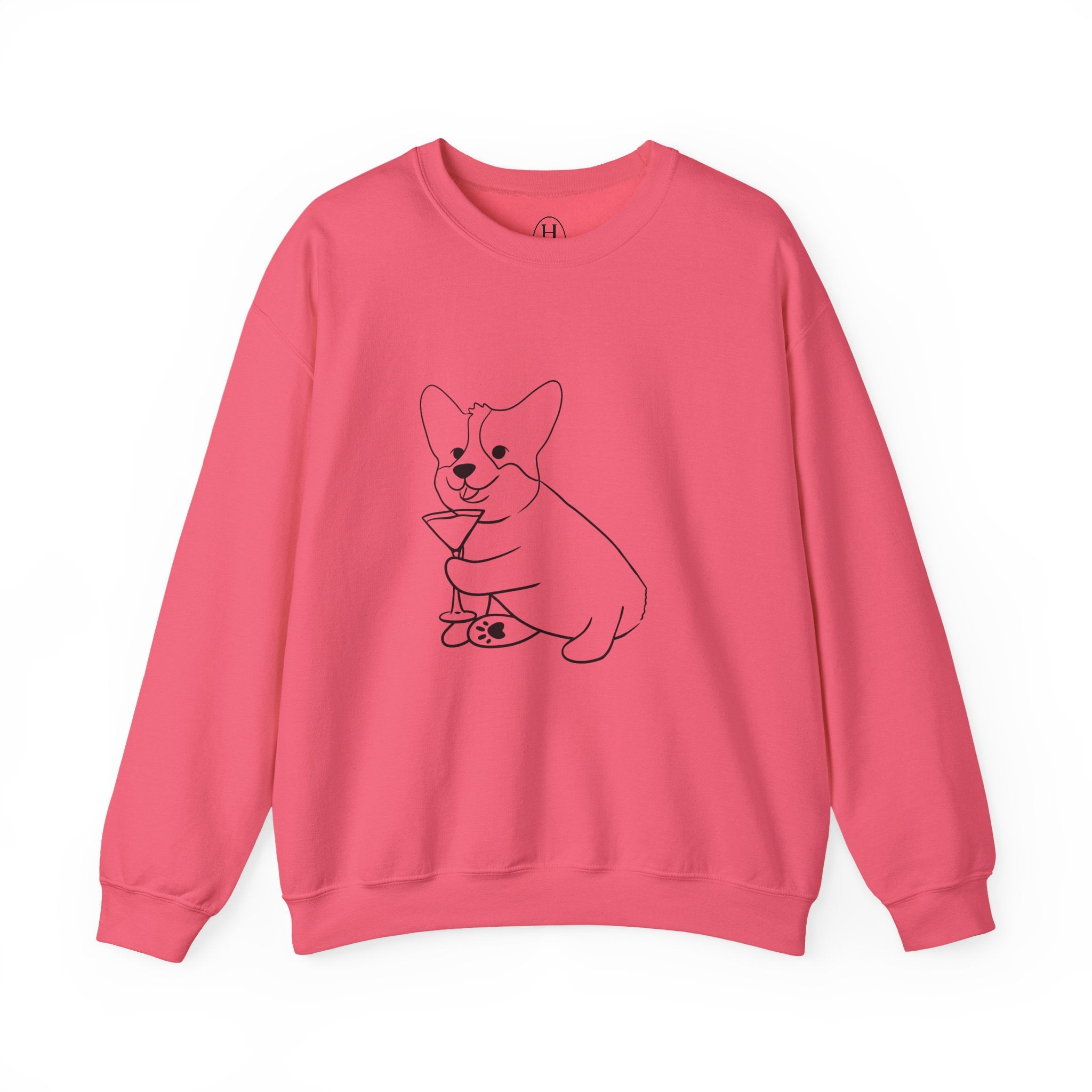 Corgi Cocktail Crewneck Sweatshirt