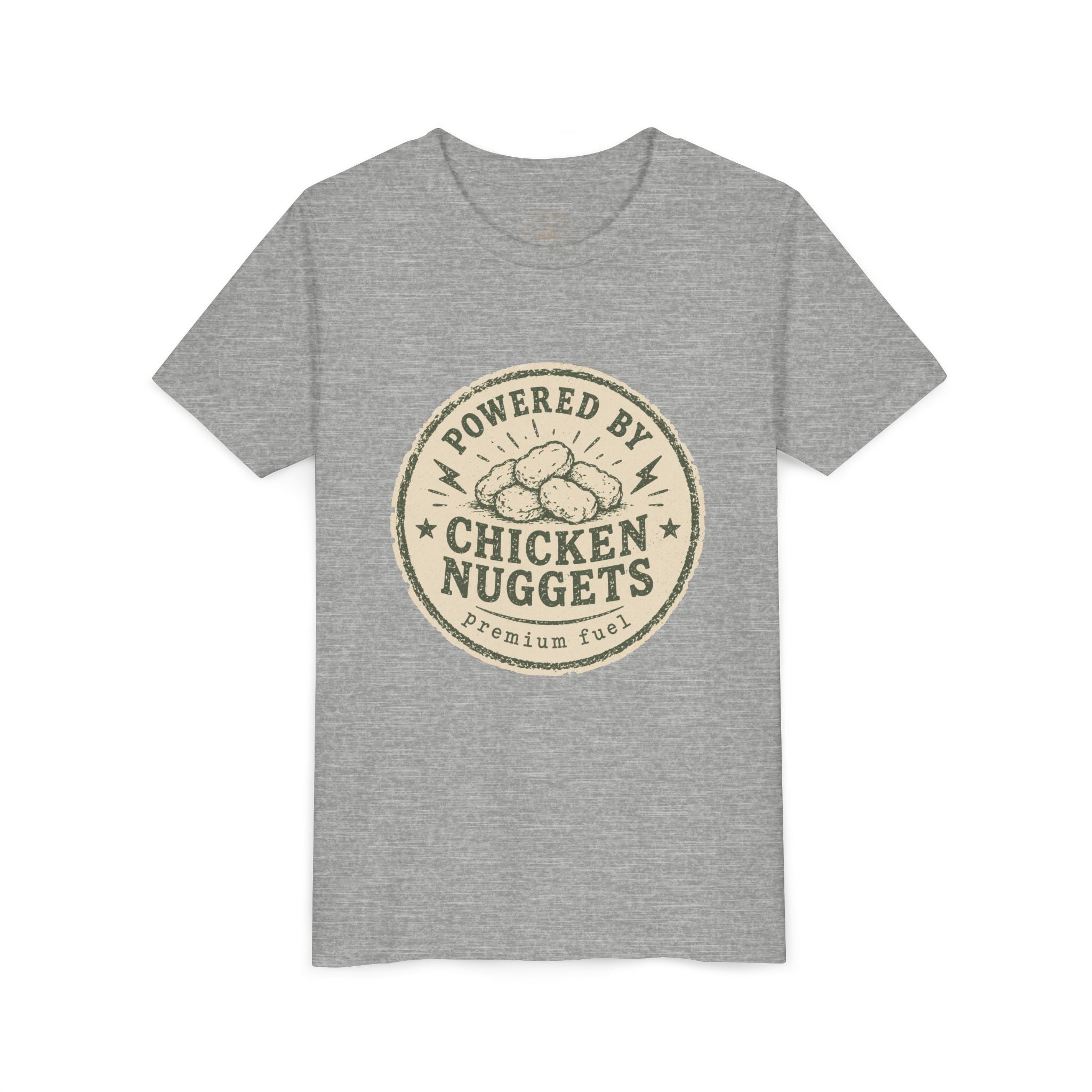 Powered by Chicken Nuggets Youth Graphic T-Shirt