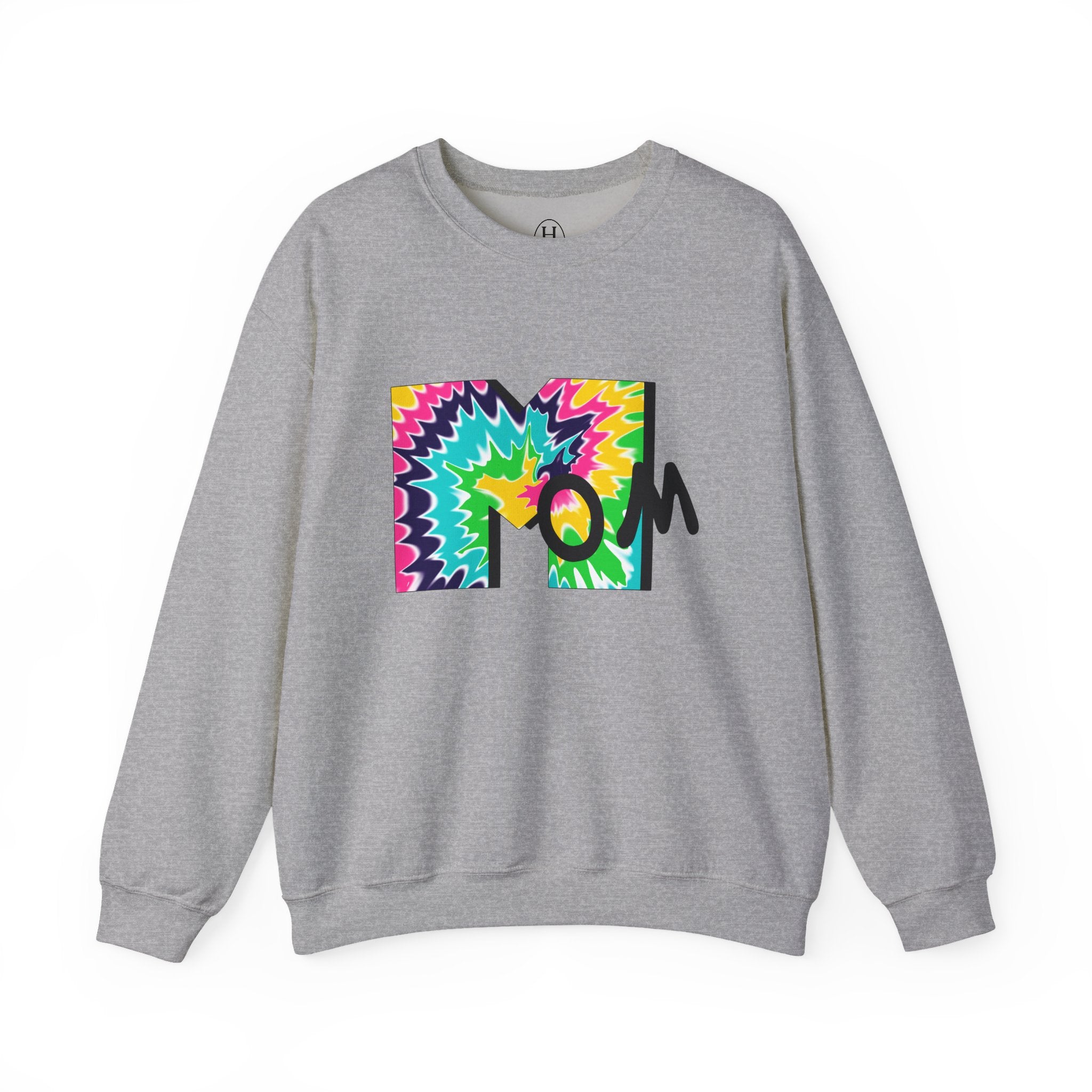 Tie-Dye Mom Crewneck Sweatshirt