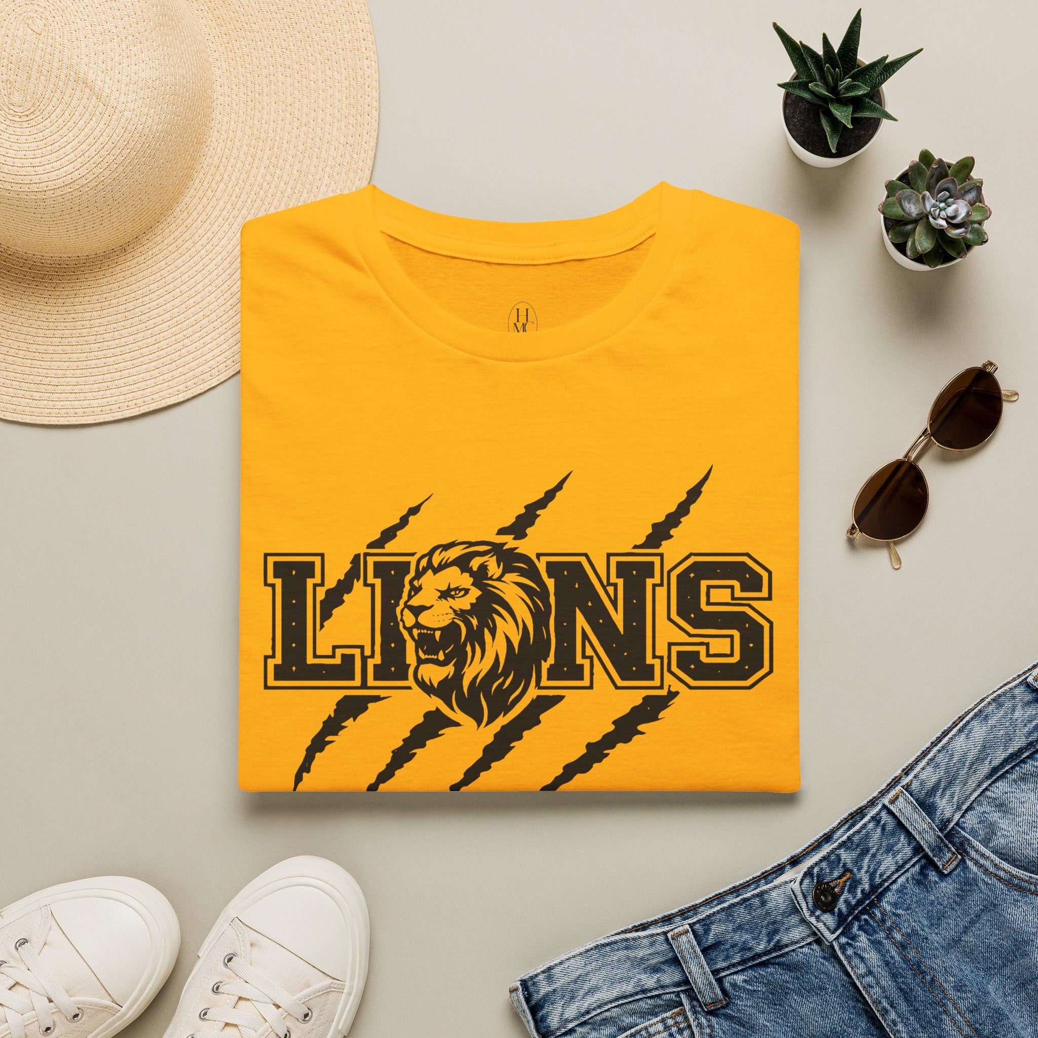 Lions Scratch Mascot Tee