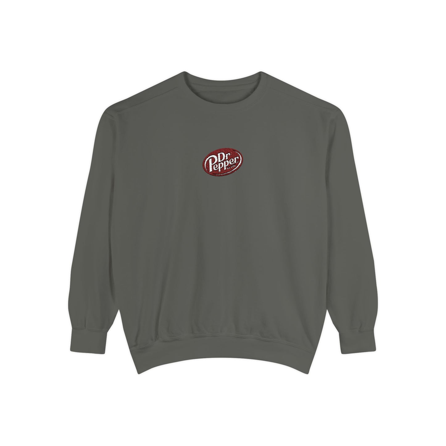 Dr Pepper Logo Garment-Dyed Sweatshirt