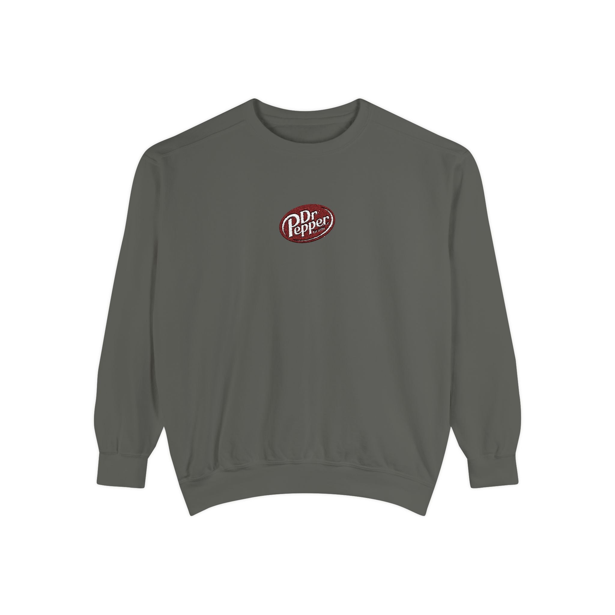 Dr Pepper Logo Garment-Dyed Sweatshirt
