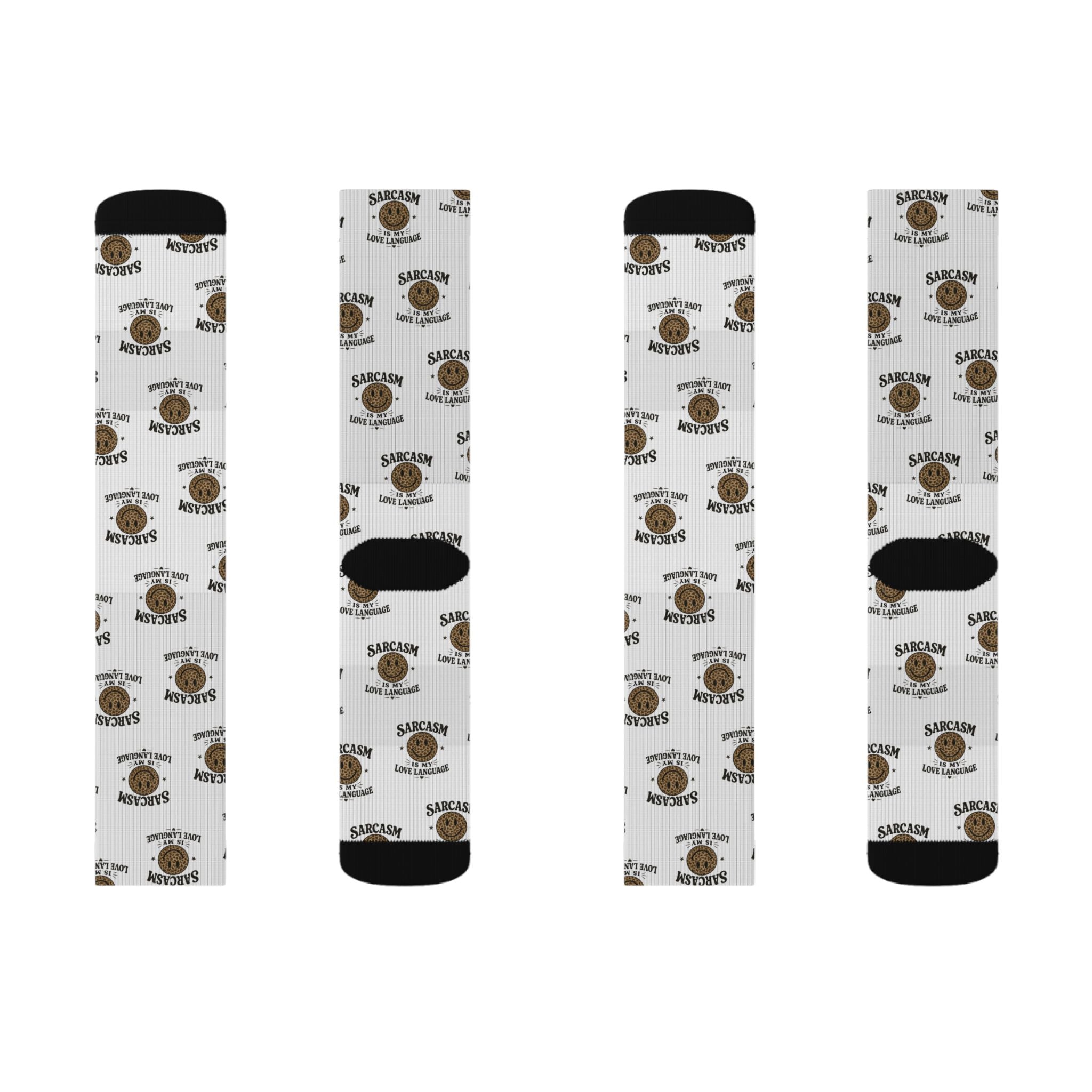 Sarcasm Crew Socks