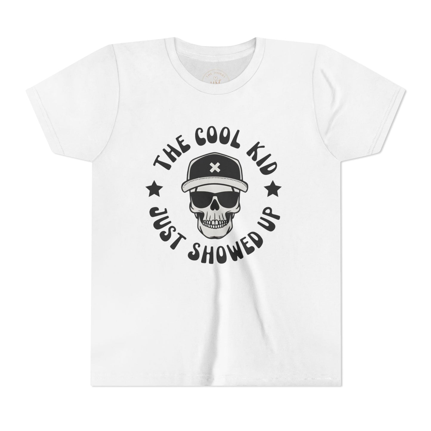 Youth Skull | "The Cool Kid Just Showed Up" Kids T-Shirt
