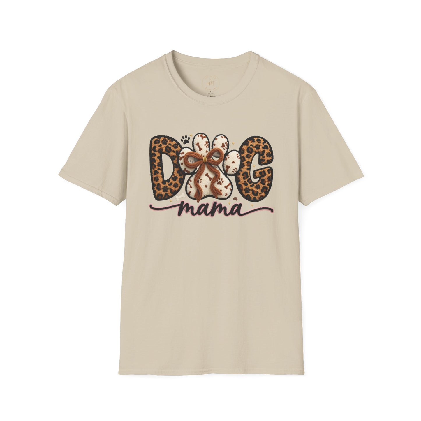 Dog Mama Leopard Paw T-Shirt