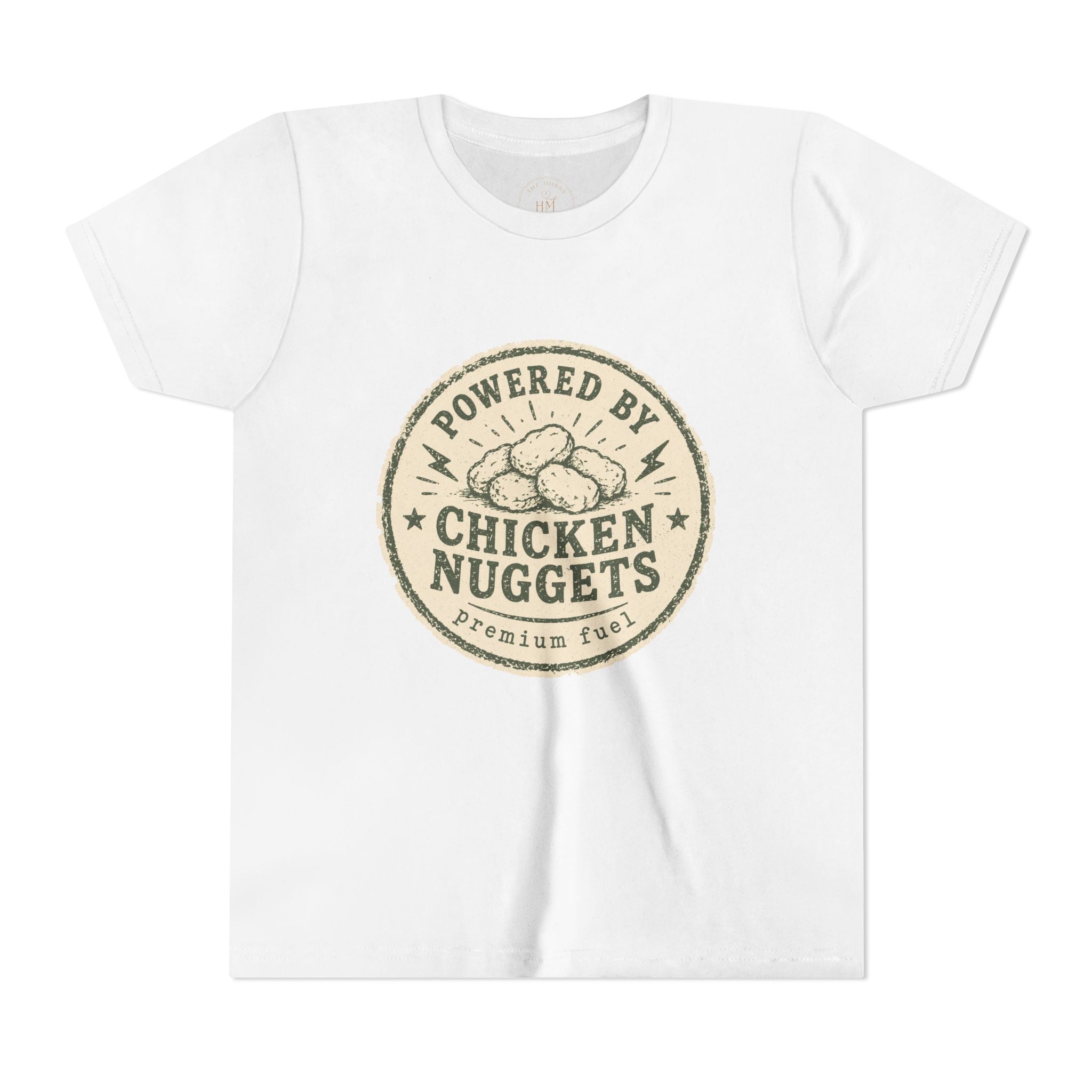 Powered by Chicken Nuggets Youth Graphic T-Shirt