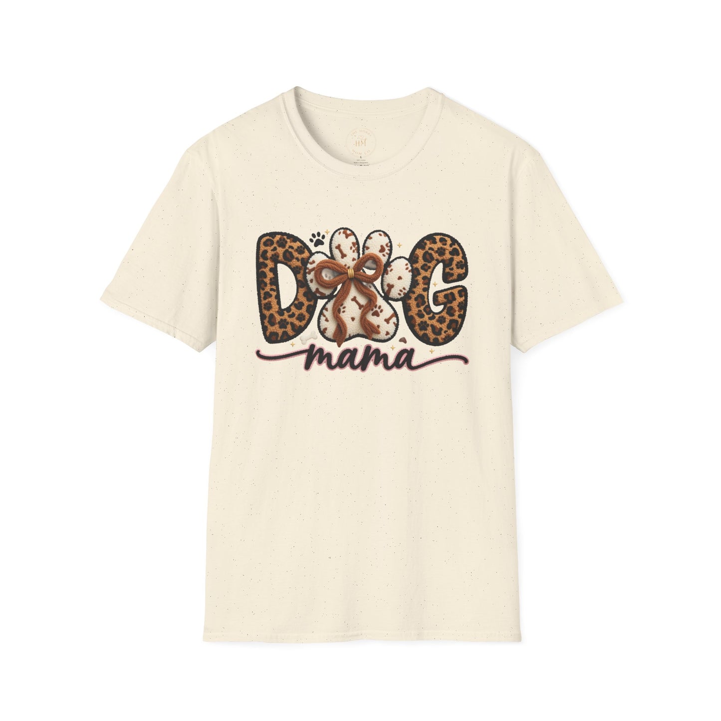 Dog Mama Leopard Paw T-Shirt