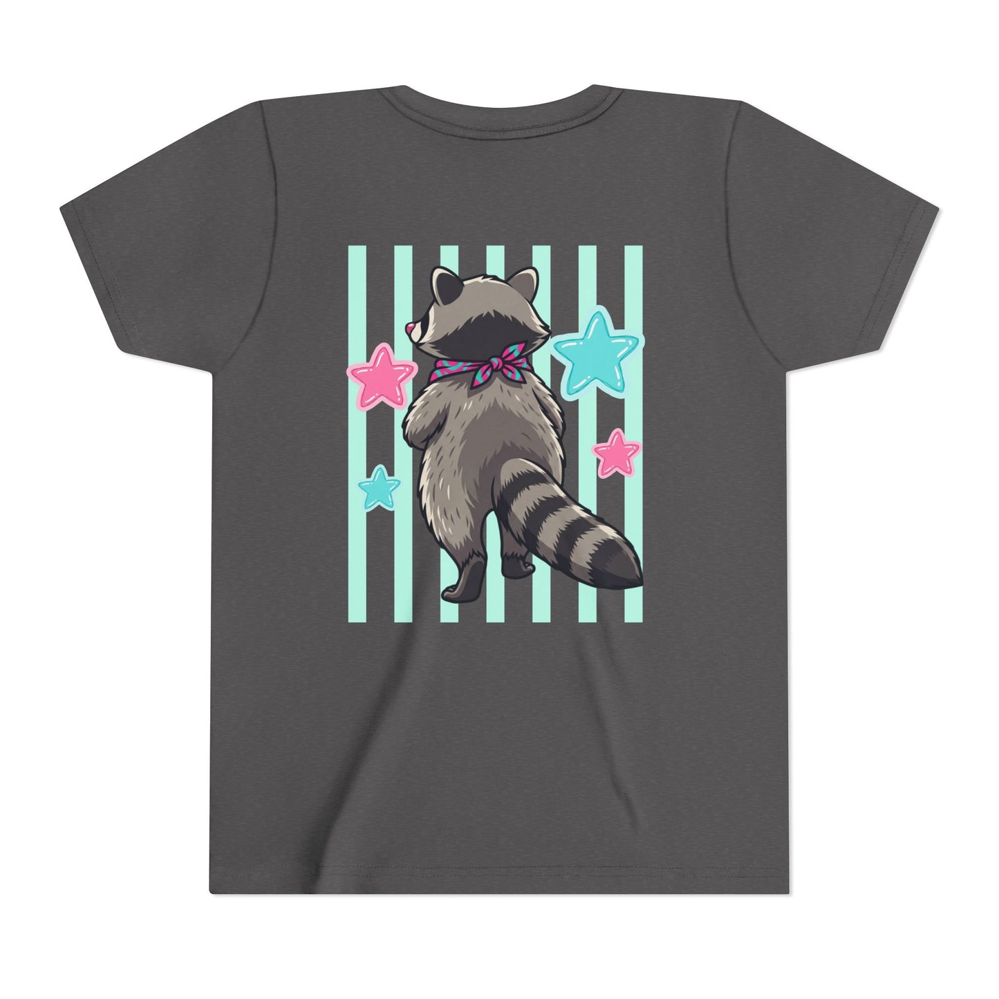 See Ya Soon Raccoon Youth Tee — Cute Cartoon Raccoon Kid Shirt