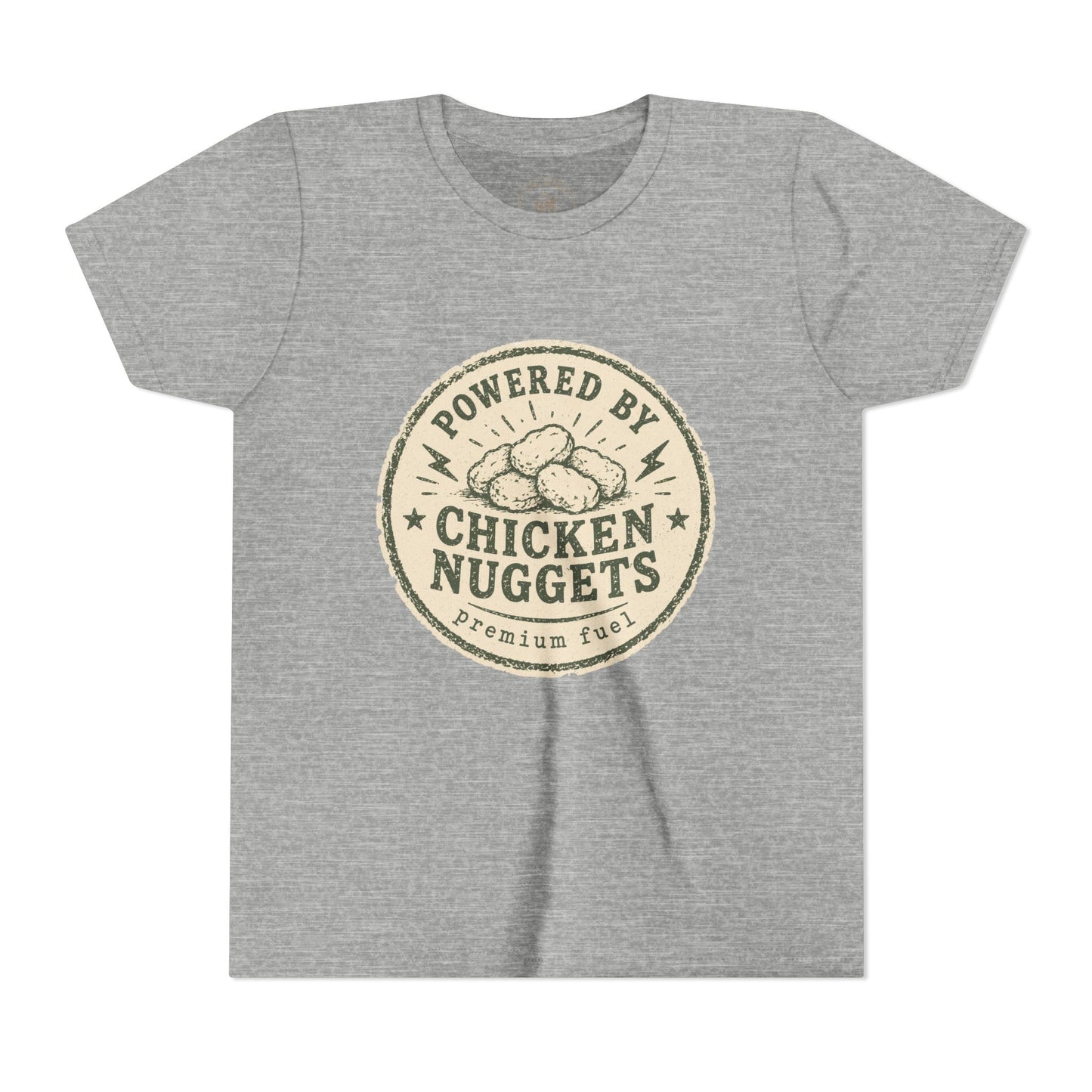 Powered by Chicken Nuggets Youth Graphic T-Shirt