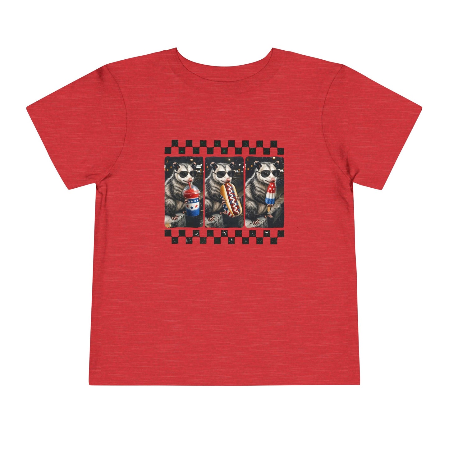 Opossum 4th of July Toddler Graphic T-shirt
