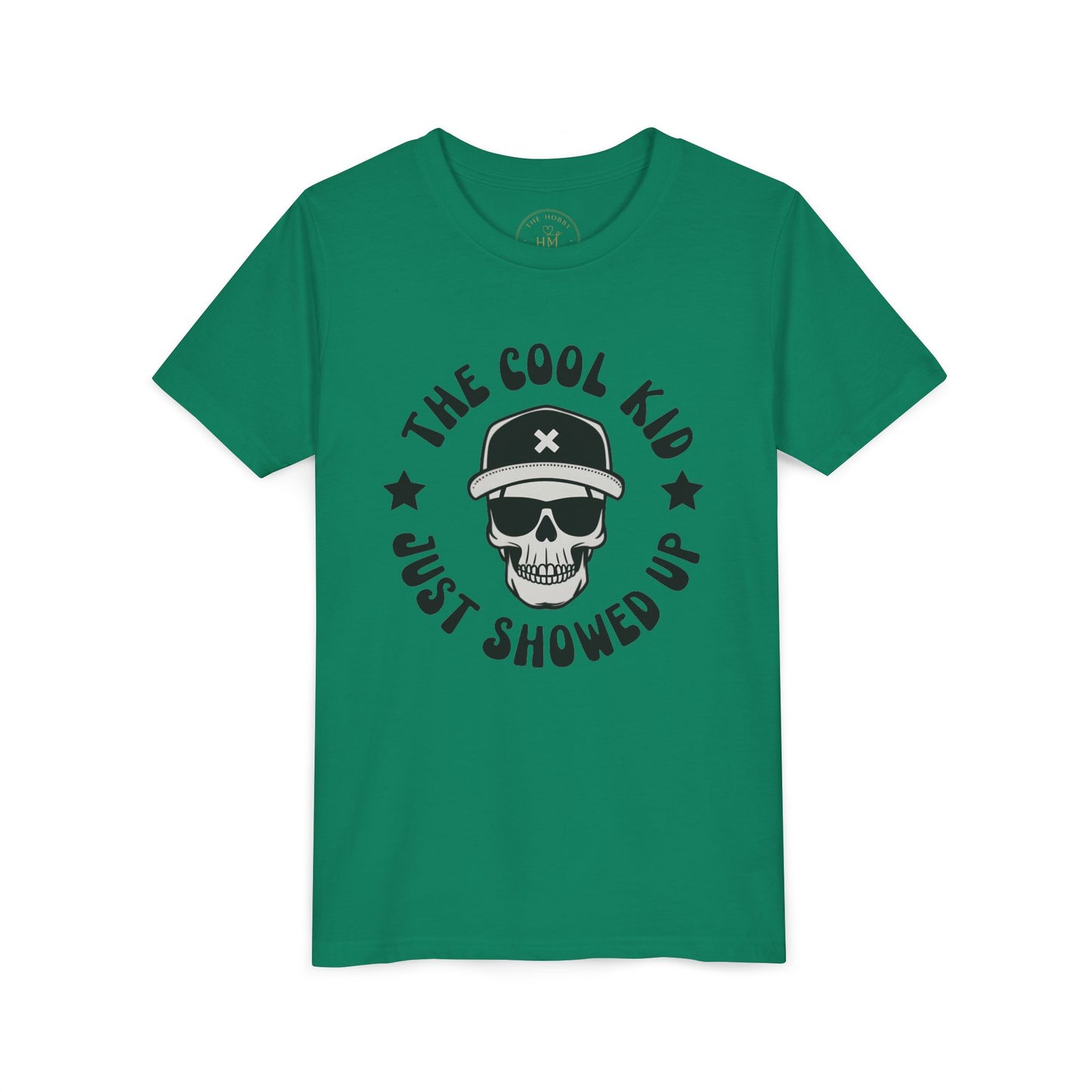 Youth Skull | "The Cool Kid Just Showed Up" Kids T-Shirt