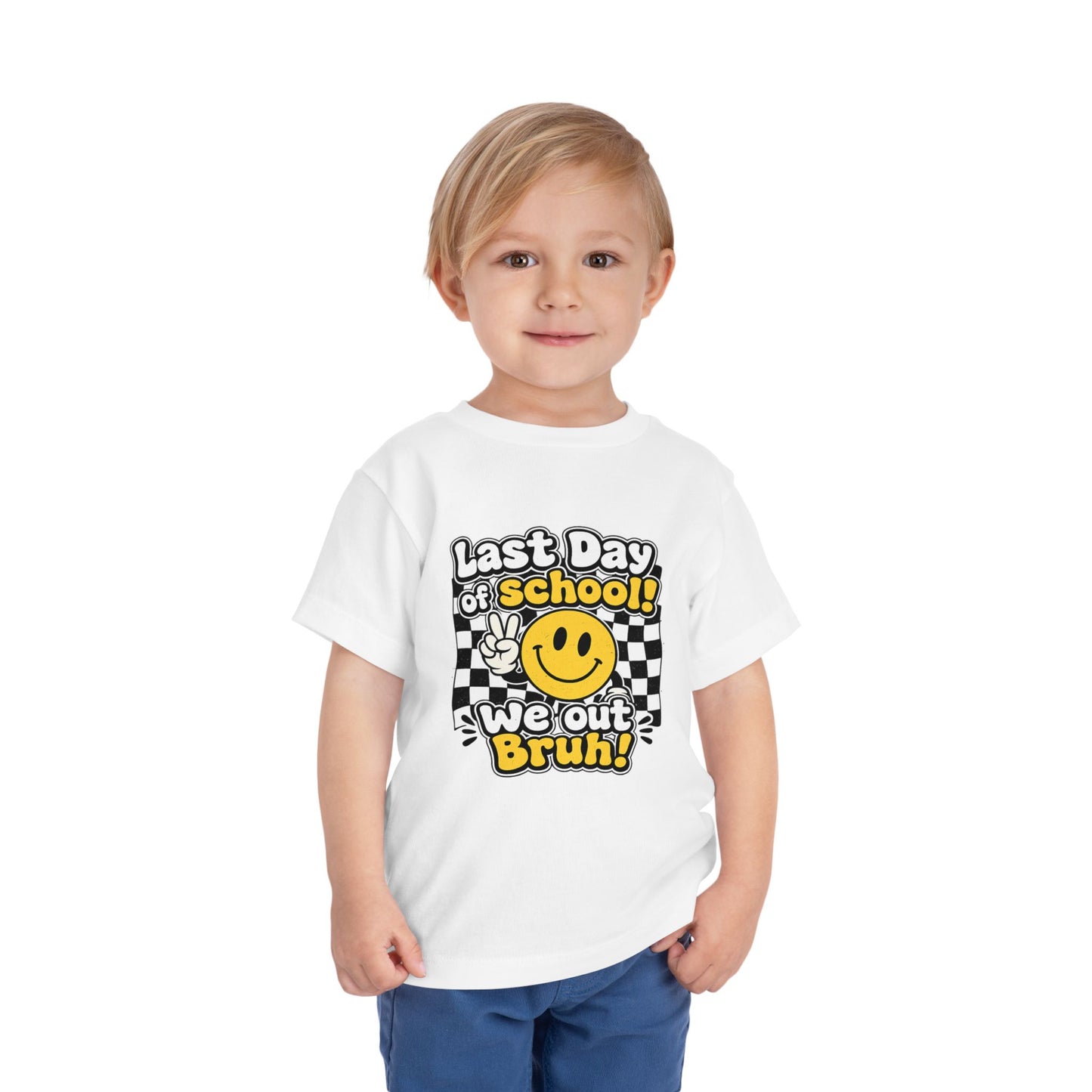 "Last Day of School! We Out Bruh" Toddler Graphic