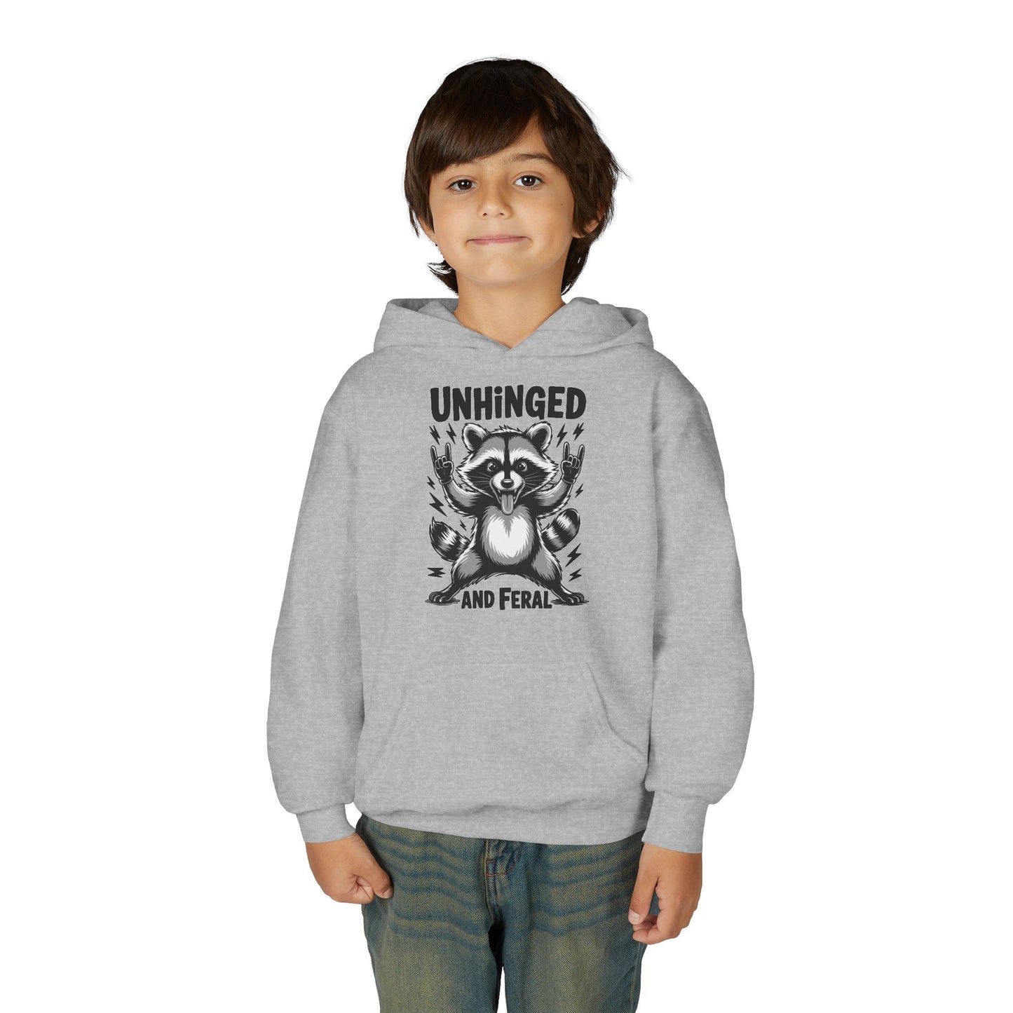 "Unhinged and Feral" Kids Pullover