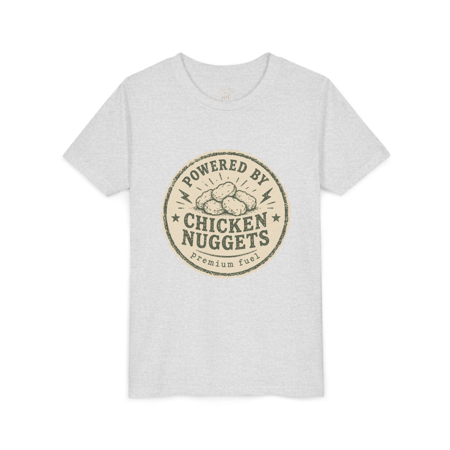 Powered by Chicken Nuggets Youth Graphic T-Shirt