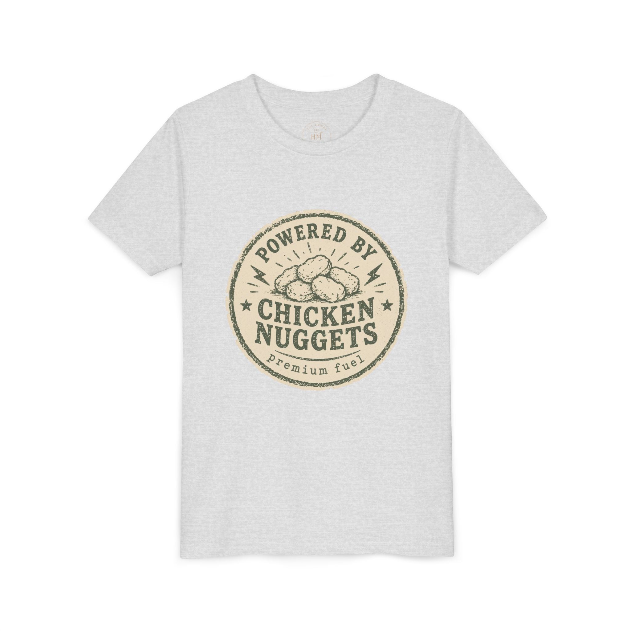 Powered by Chicken Nuggets Youth Graphic T-Shirt