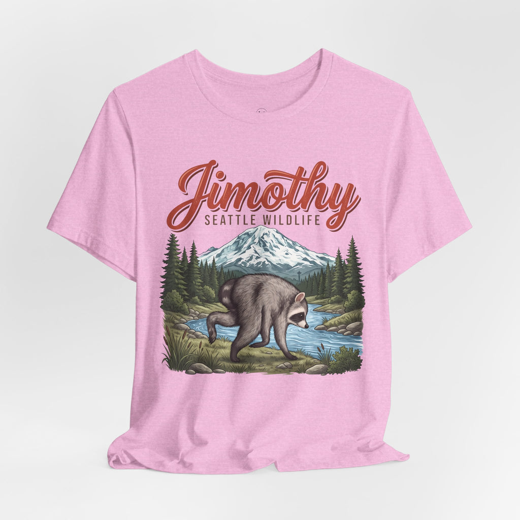 Jimothy Seattle Wildlife Raccoon T-Shirt