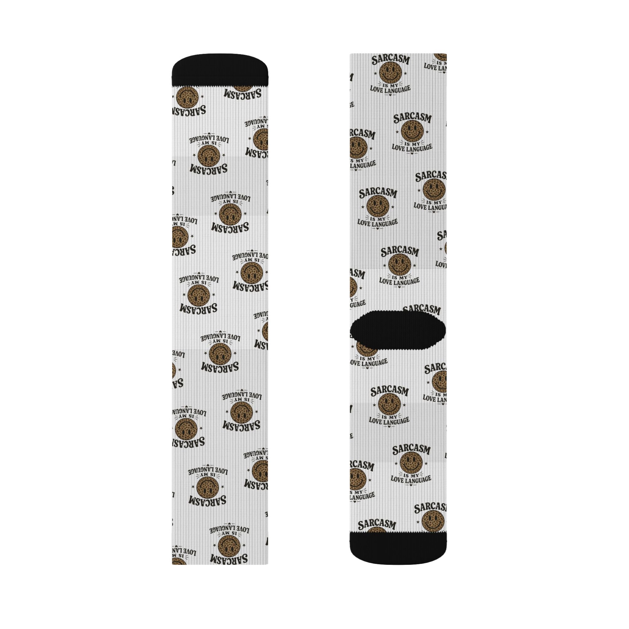 Sarcasm Crew Socks