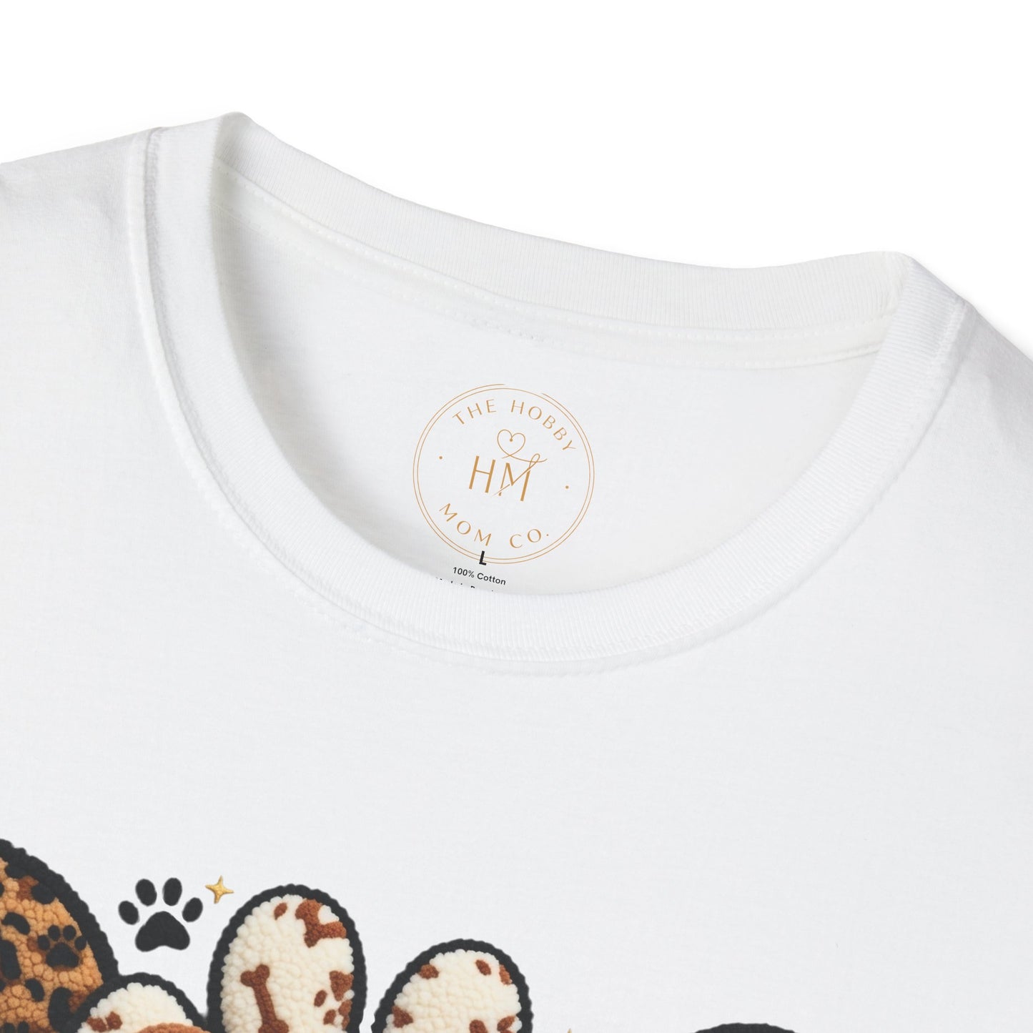 Dog Mama Leopard Paw T-Shirt