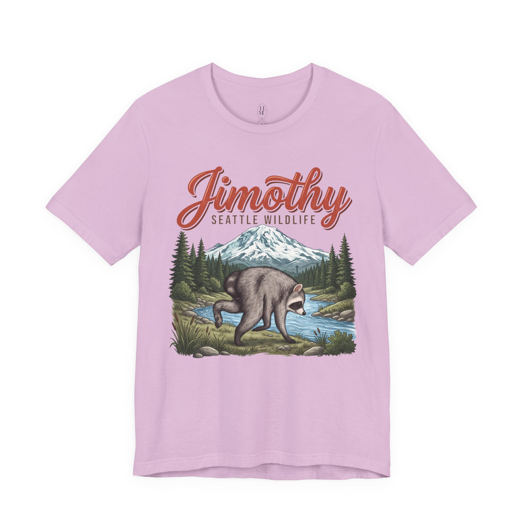 Jimothy Seattle Wildlife Raccoon T-Shirt