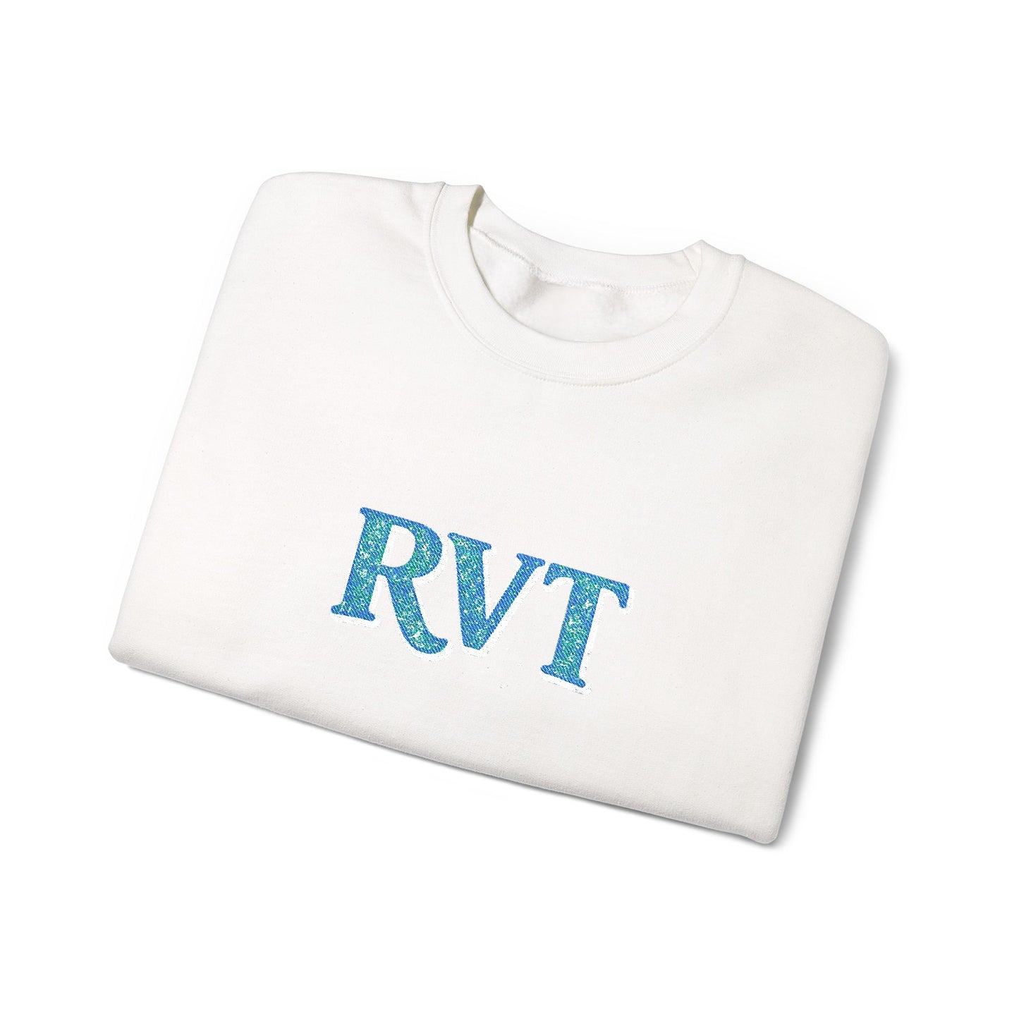 RVT Blue Monogram Graphic Sweatshirt