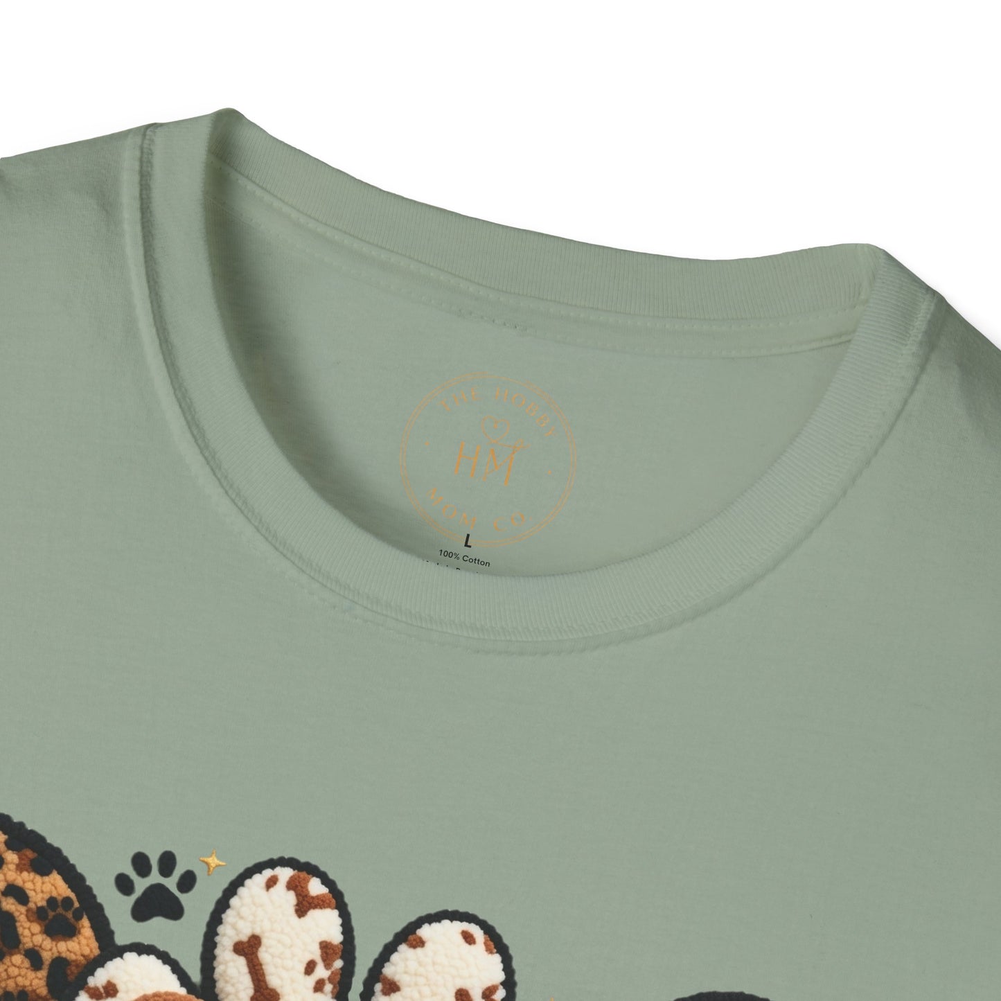 Dog Mama Leopard Paw T-Shirt