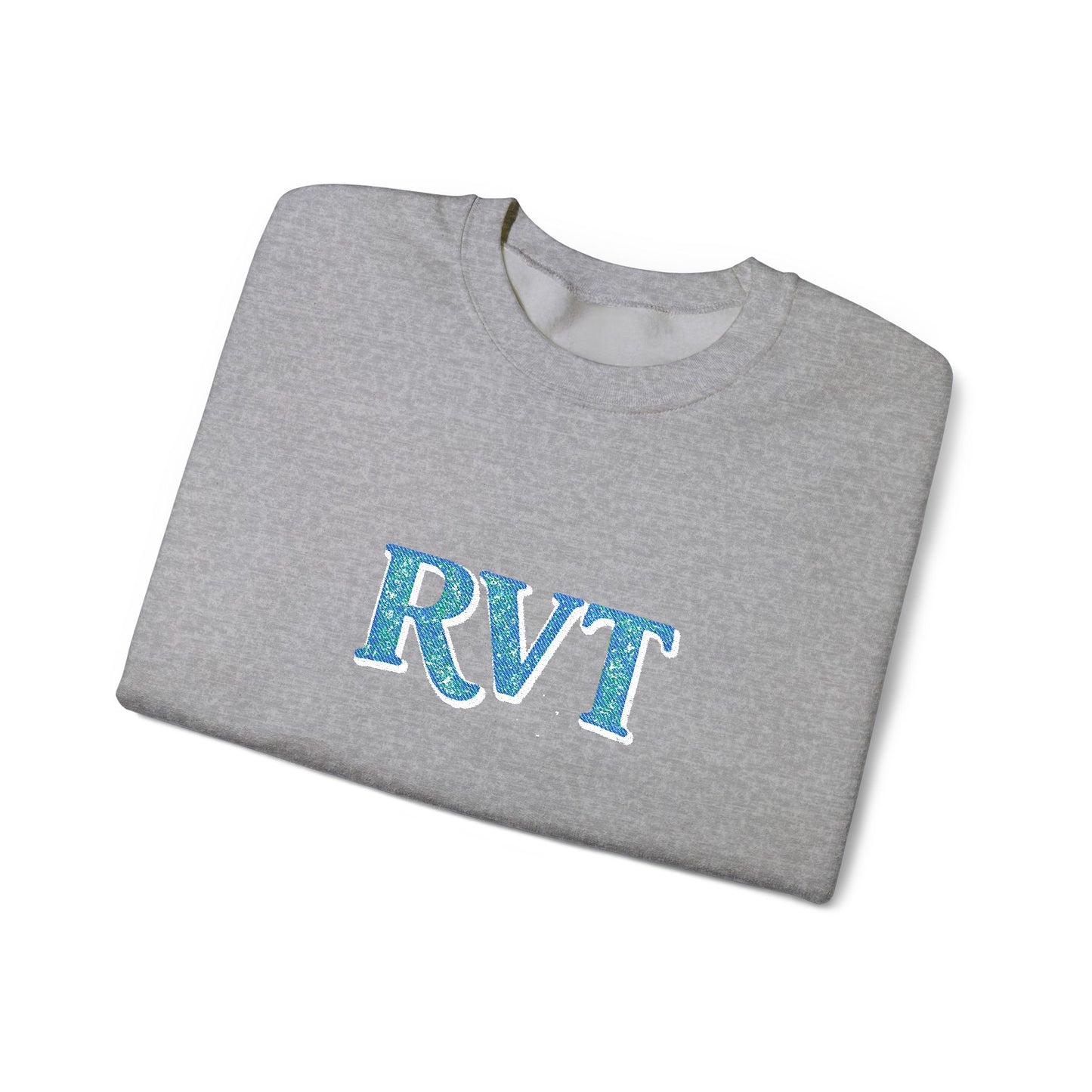 RVT Blue Monogram Graphic Sweatshirt
