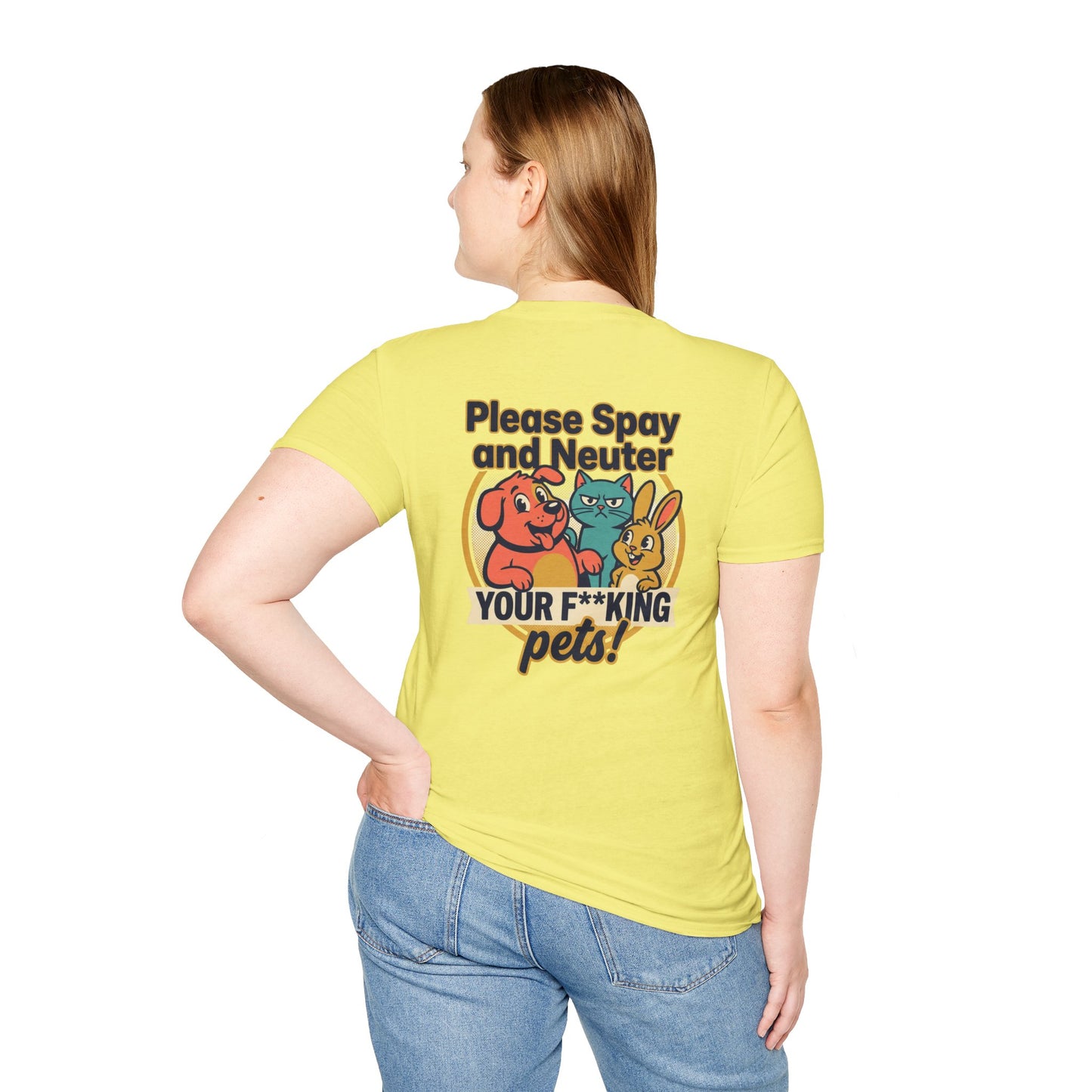 Don't Be Part of the Problem, Spay & Neuter Pets Graphic Tee