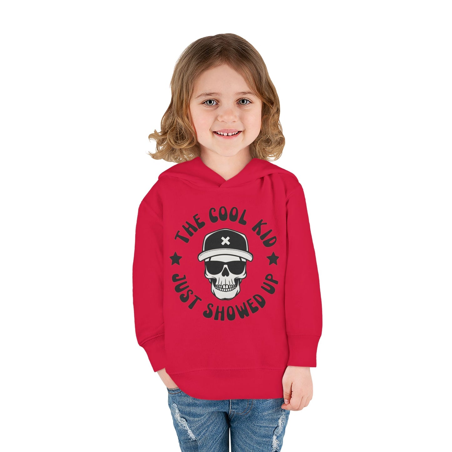 "The Cool Kid Just Showed Up" Toddler Hoodie