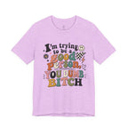 I'm trying to be a good person graphic tee