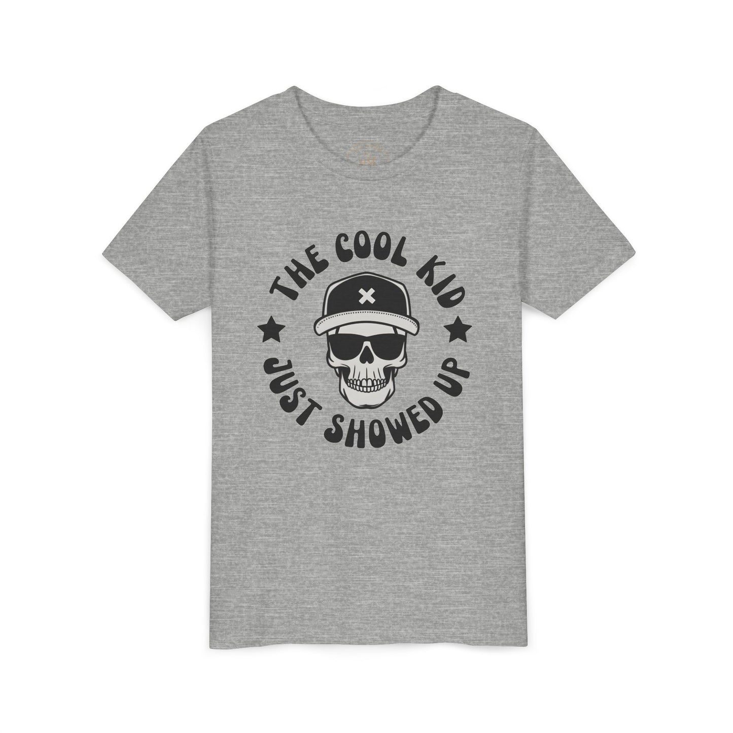 Youth Skull | "The Cool Kid Just Showed Up" Kids T-Shirt