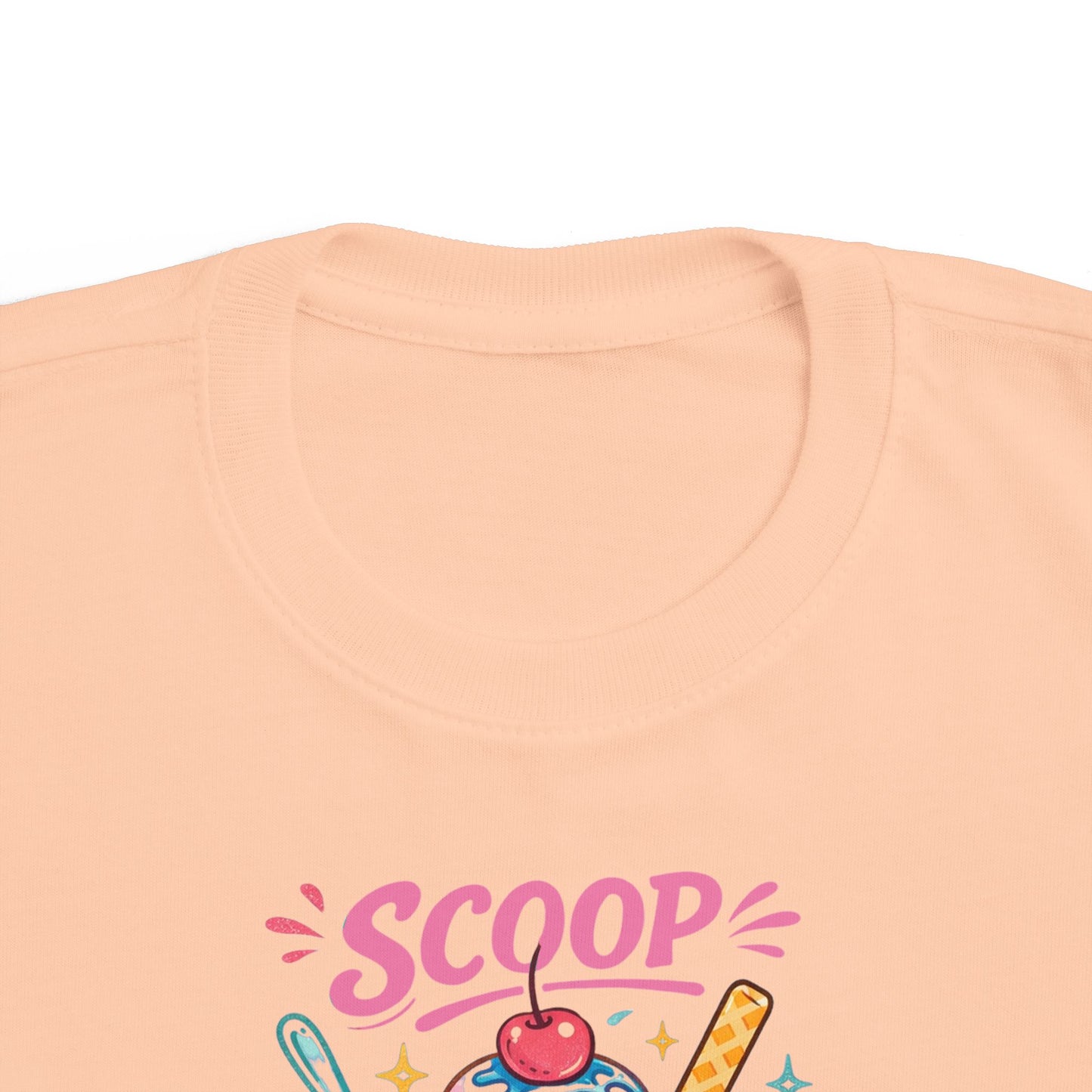 "Scoop There It Is" Ice Cream Toddler Tee