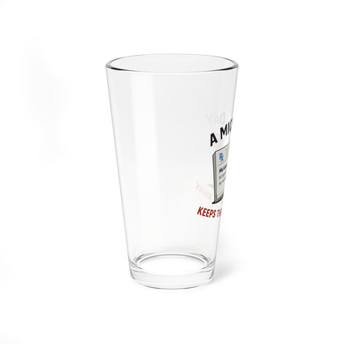 'A Michi a Day Keeps the Doctor Away' Cocktail Pint Glass