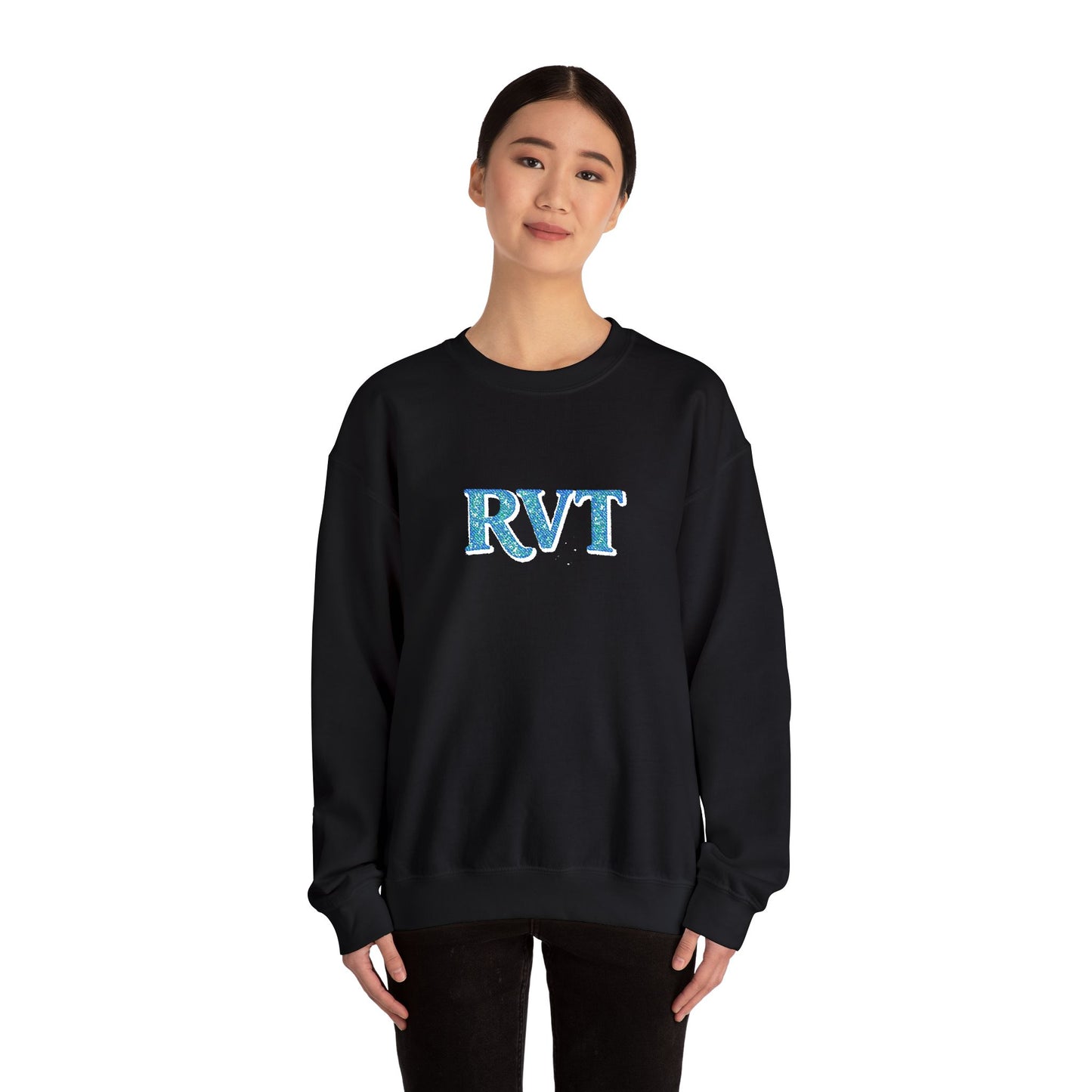 RVT Blue Monogram Graphic Sweatshirt