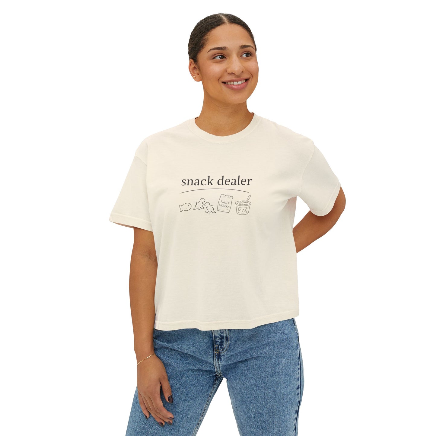 Snack Dealer Womens Boxy Tee