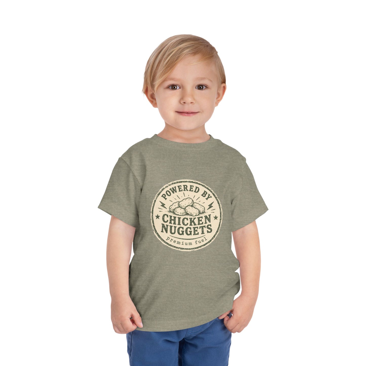 Toddler Tee — Powered by Chicken Nuggets