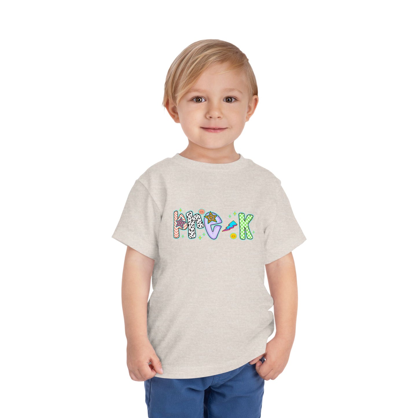 Pre-K back to school doodle script Toddler Graphic Tee