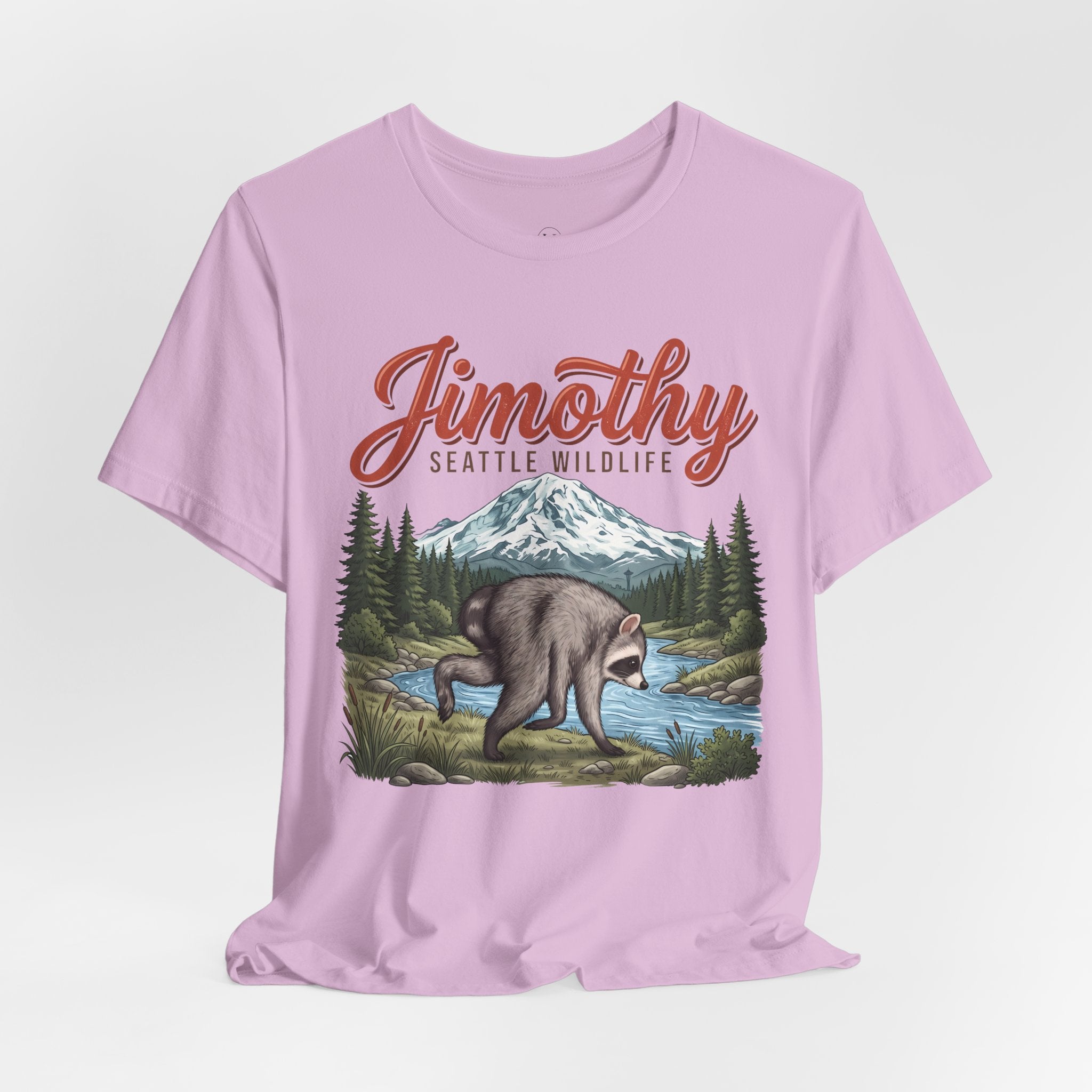 Jimothy Seattle Wildlife Raccoon T-Shirt