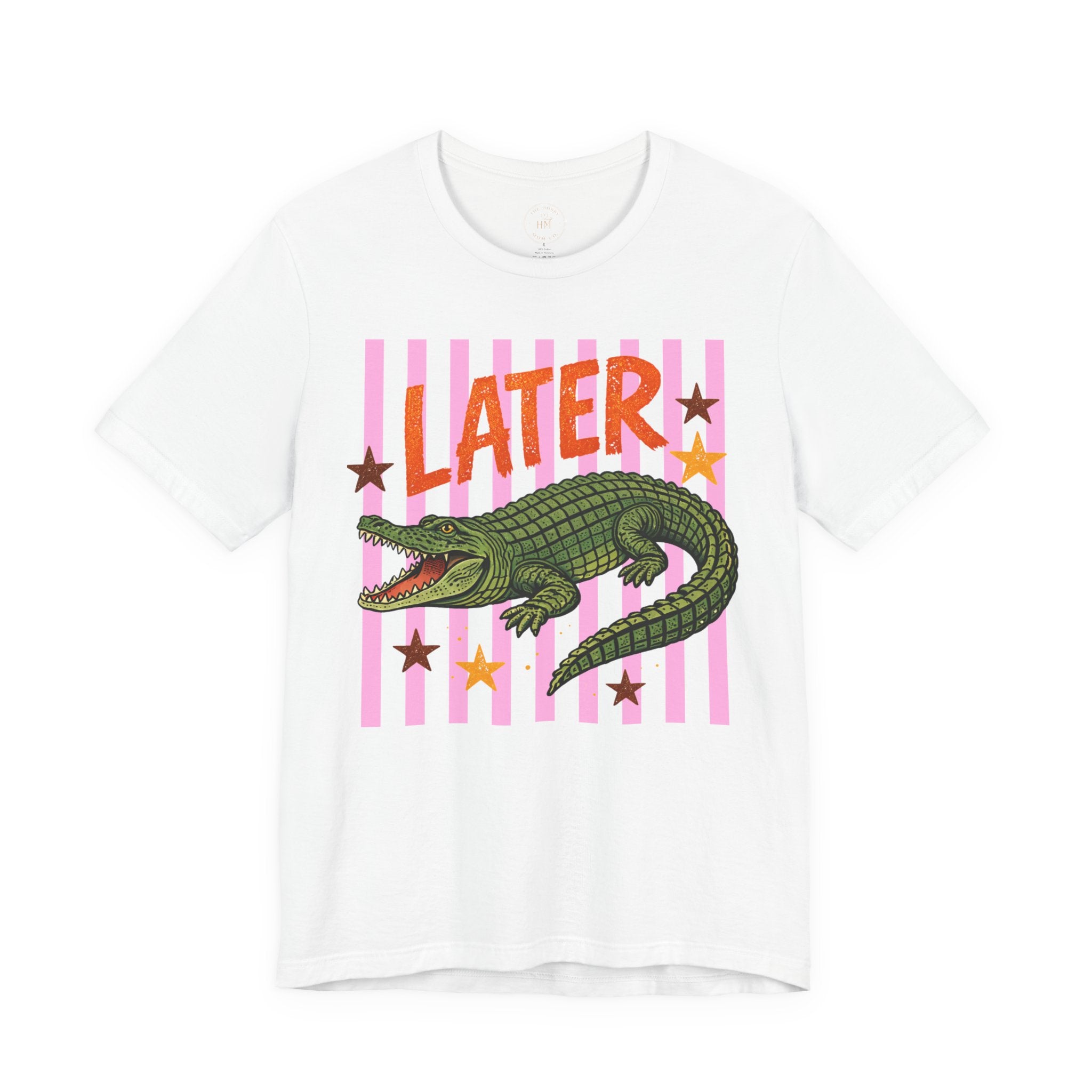 Later Alligator Graphic T-Shirt – Retro Crocodile Graphic Tee