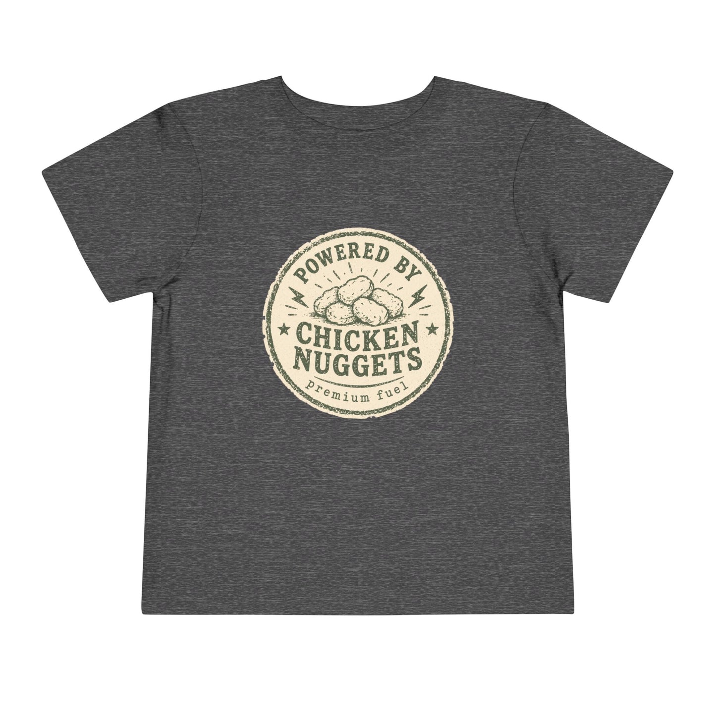 Toddler Tee — Powered by Chicken Nuggets