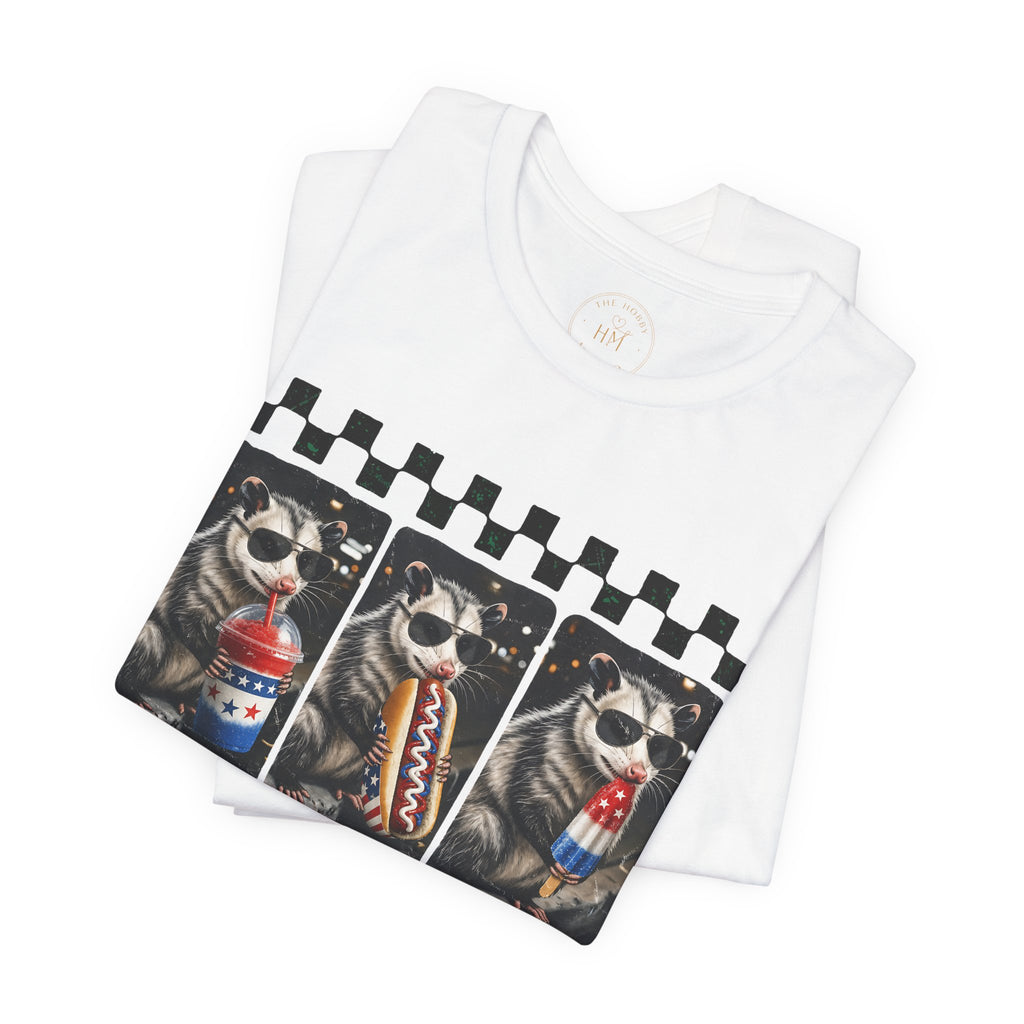 Opossum 4th of July  Graphic T-Shirt
